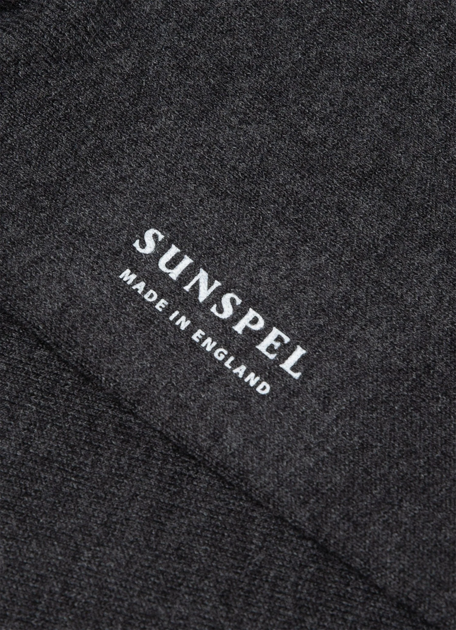 Men's Cotton Socks in Charcoal Melange - Image 2