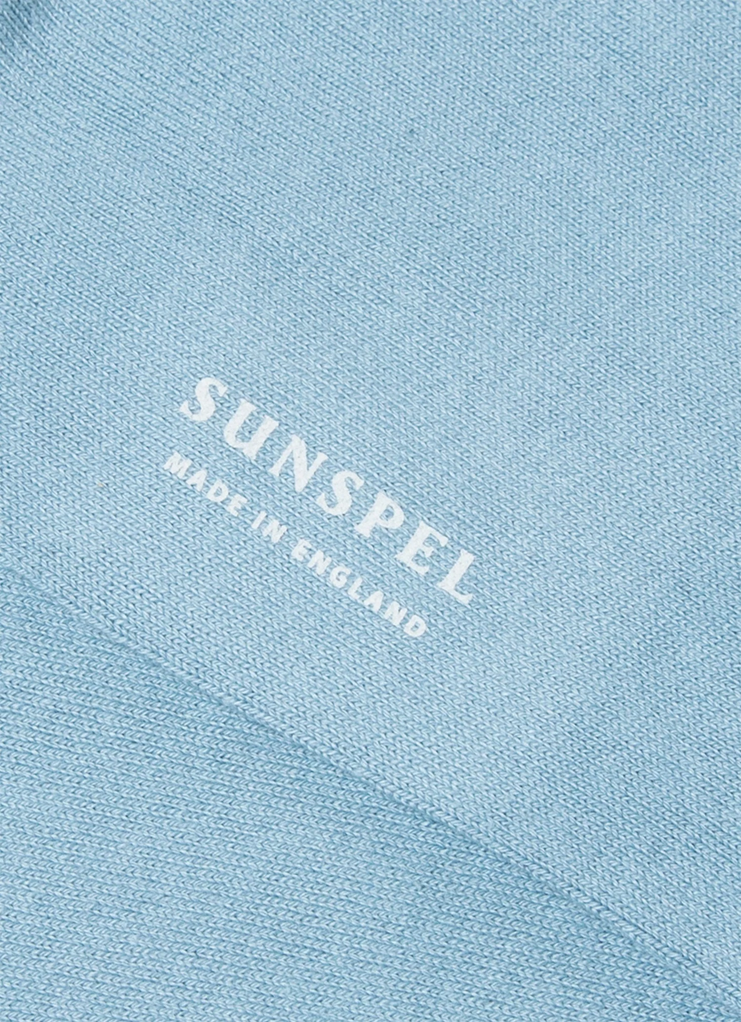 Men's Cotton Socks in Stone Blue - Image 2