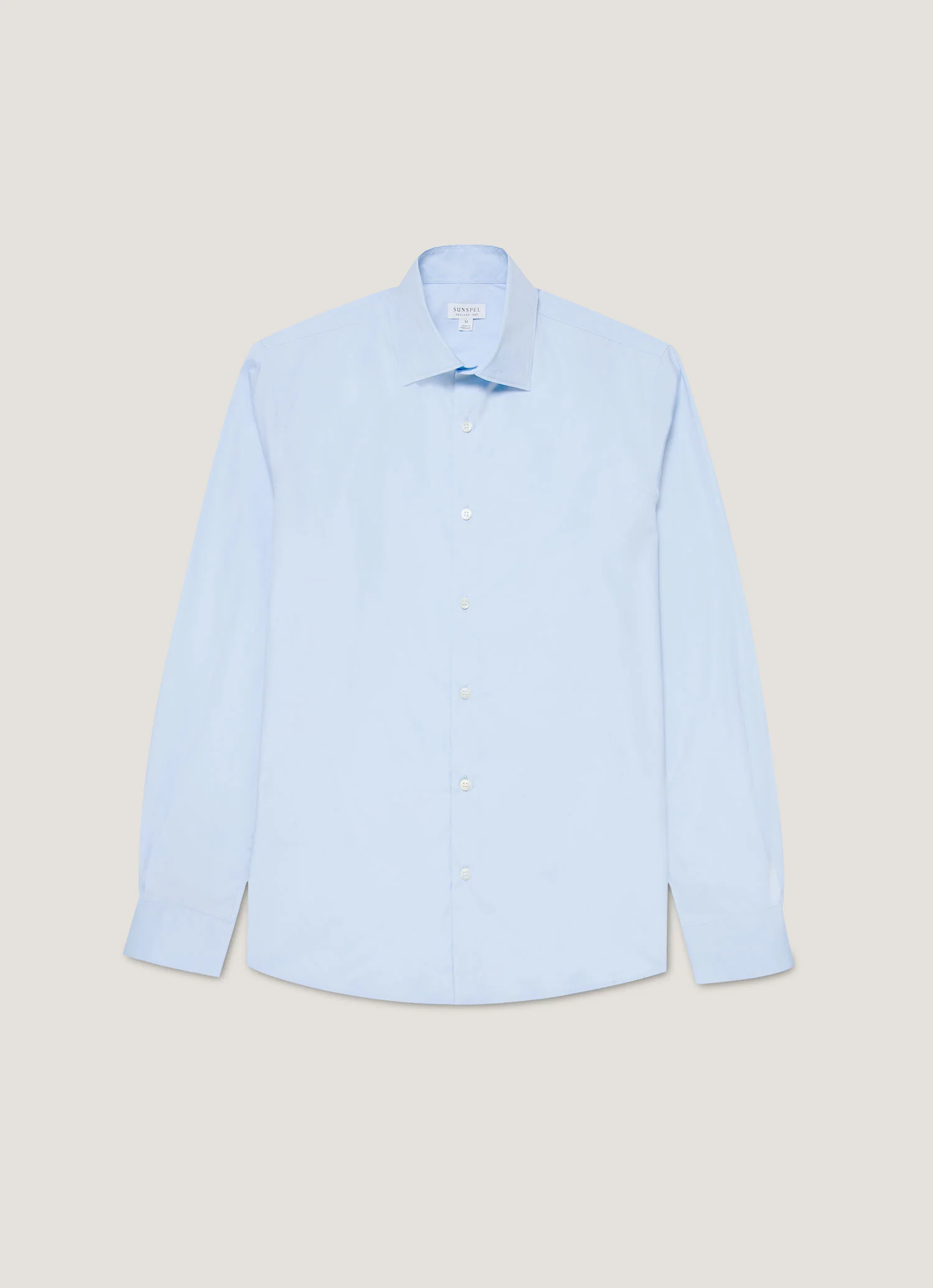Men's Smart Poplin Shirt in Light Blue