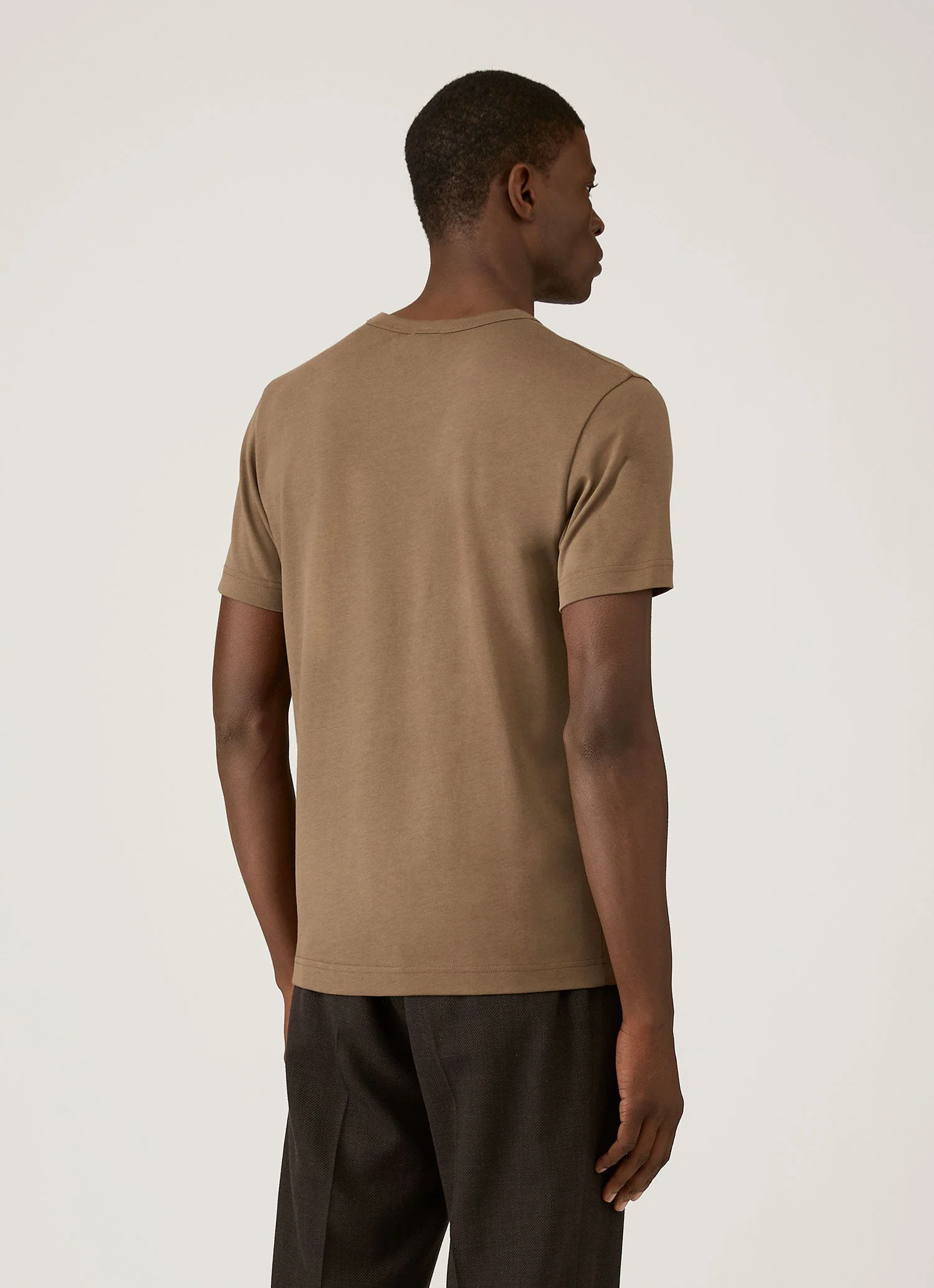 Men's Heavyweight Jersey T-shirt in Dark Cedar - Image 5