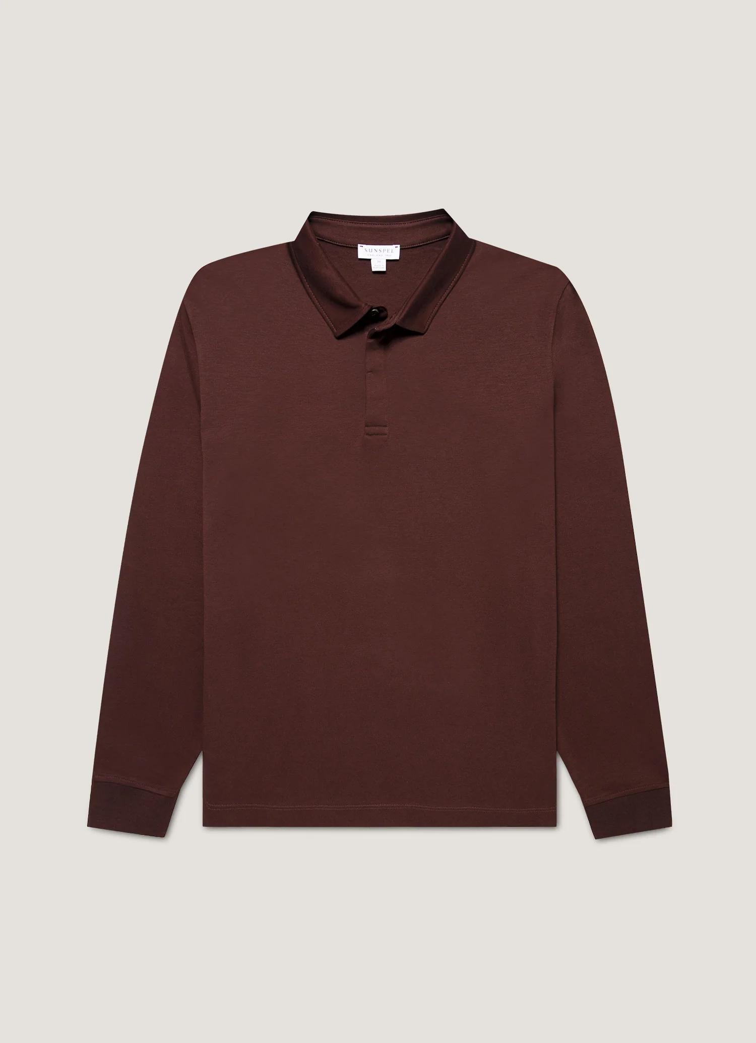 Men's Heavyweight Rugby Polo Shirt in Bakelite