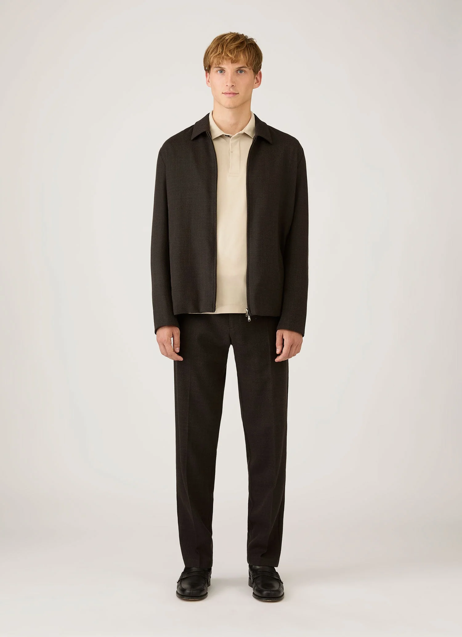 Men's Heavyweight Rugby Polo Shirt in Hazelwood - Image 3