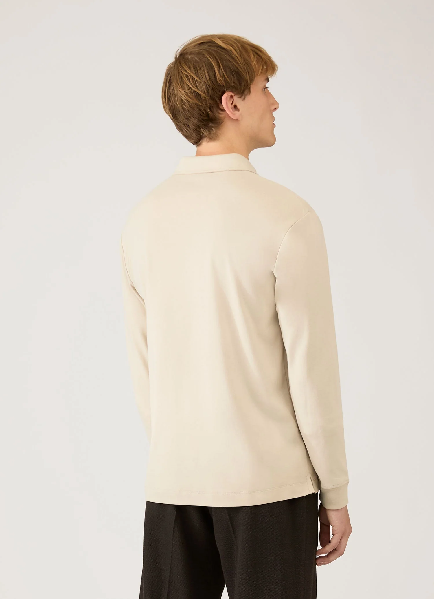 Men's Heavyweight Rugby Polo Shirt in Hazelwood - Image 5