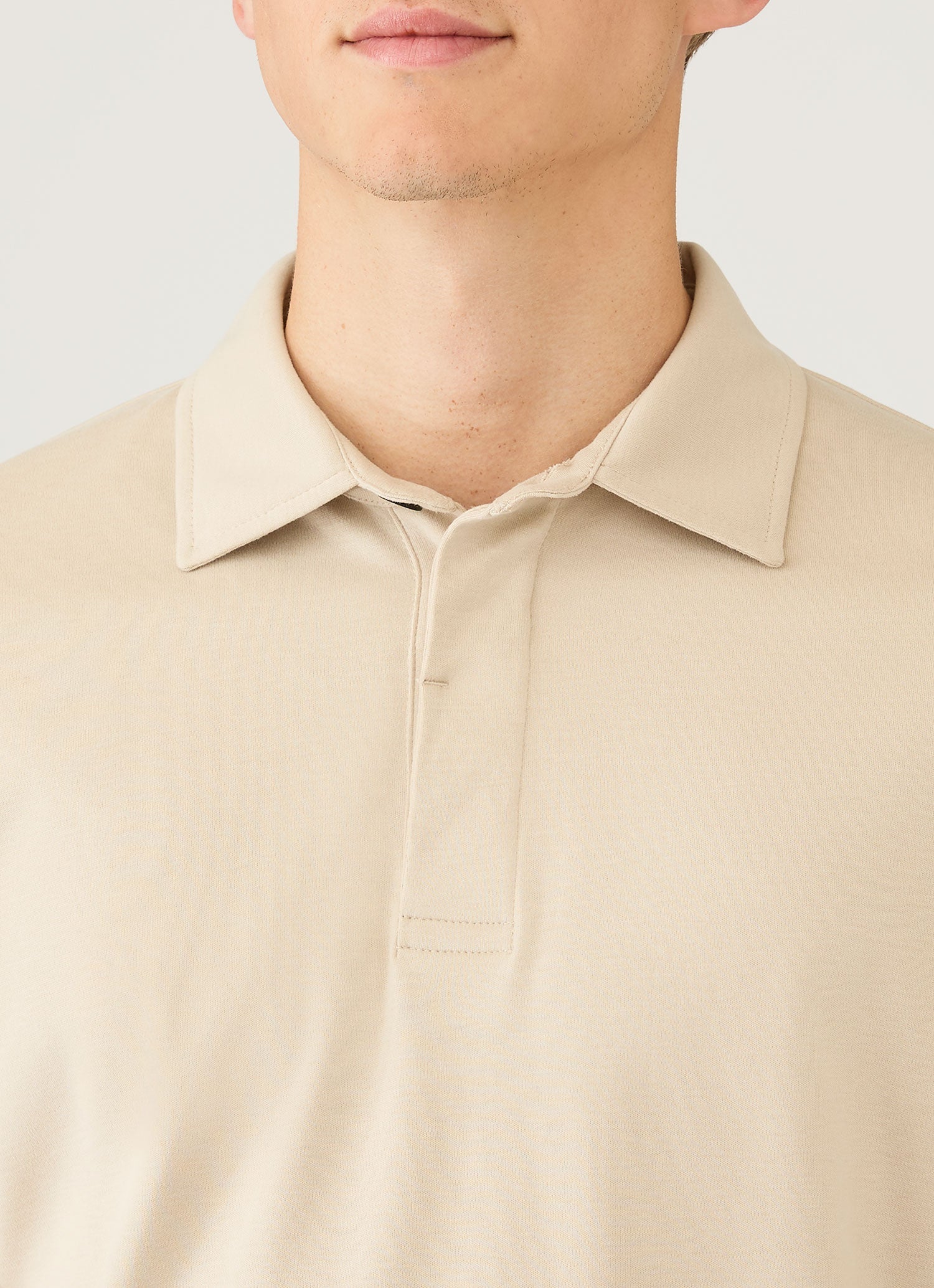 Men's Heavyweight Rugby Polo Shirt in Hazelwood - Image 6
