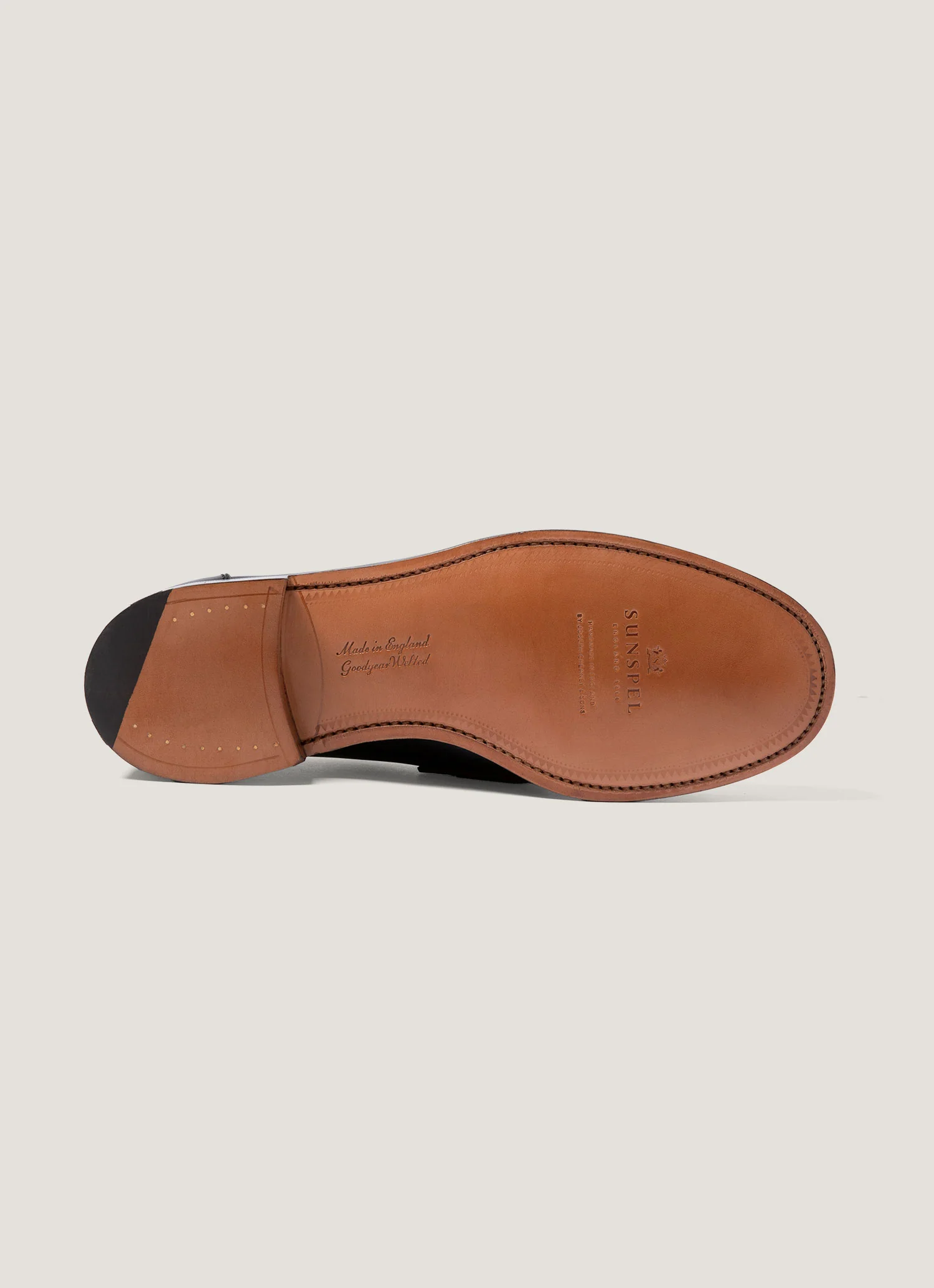 Men's Leather Loafer in Black - Image 3