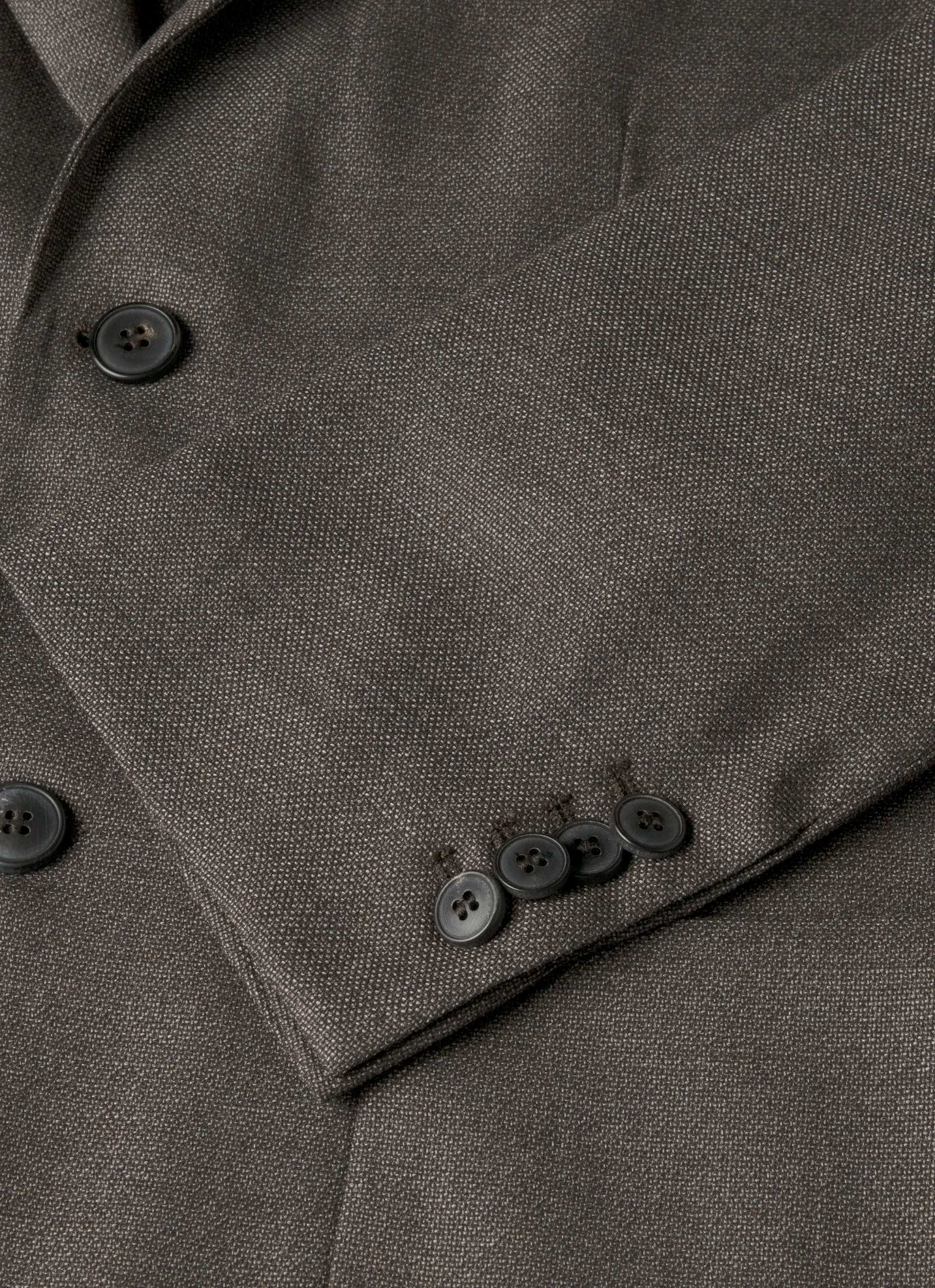 Men's Lightweight Travel Wool Blazer in Light Coffee Melange - Image 7