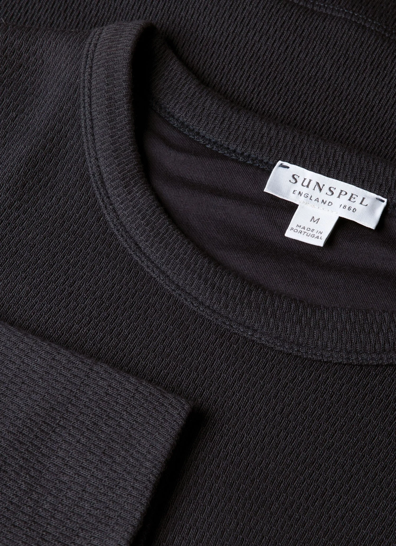Men's Long Sleeve Cellulock Crew Neck in Navy - Image 4