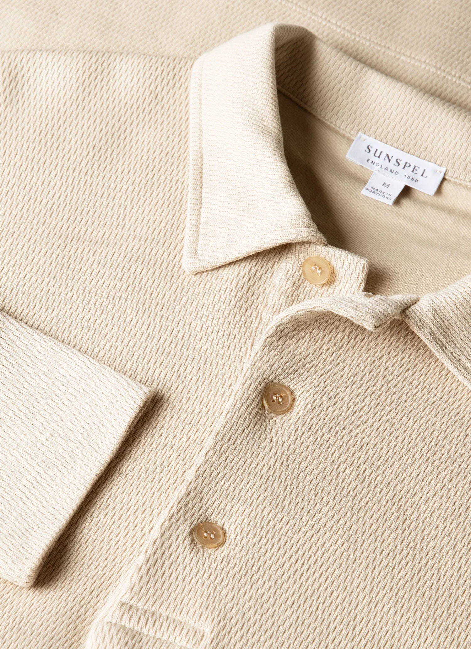 Men's Long Sleeve Cellulock Polo Shirt in Hazelwood - Image 4