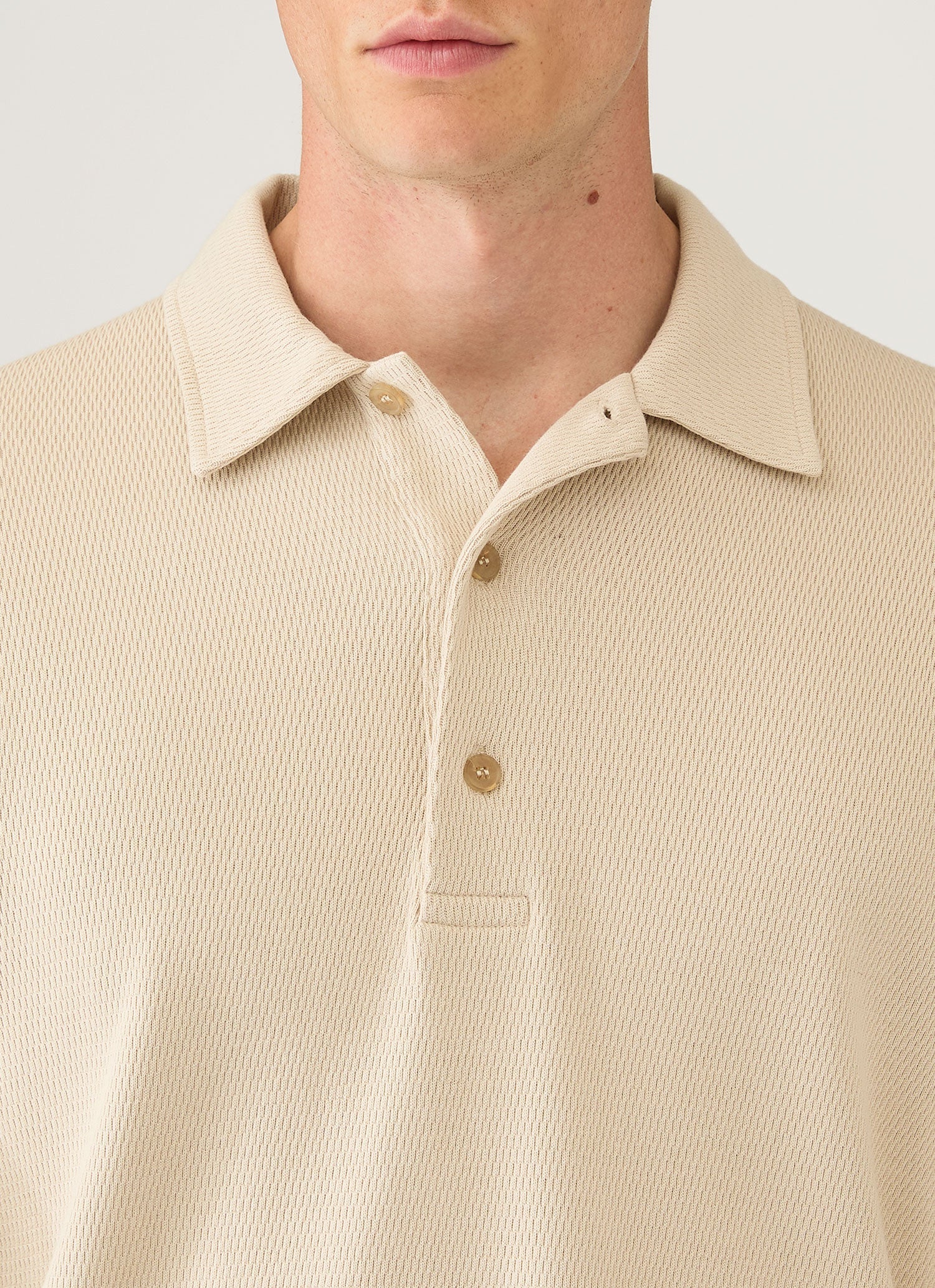Men's Long Sleeve Cellulock Polo Shirt in Hazelwood - Image 6