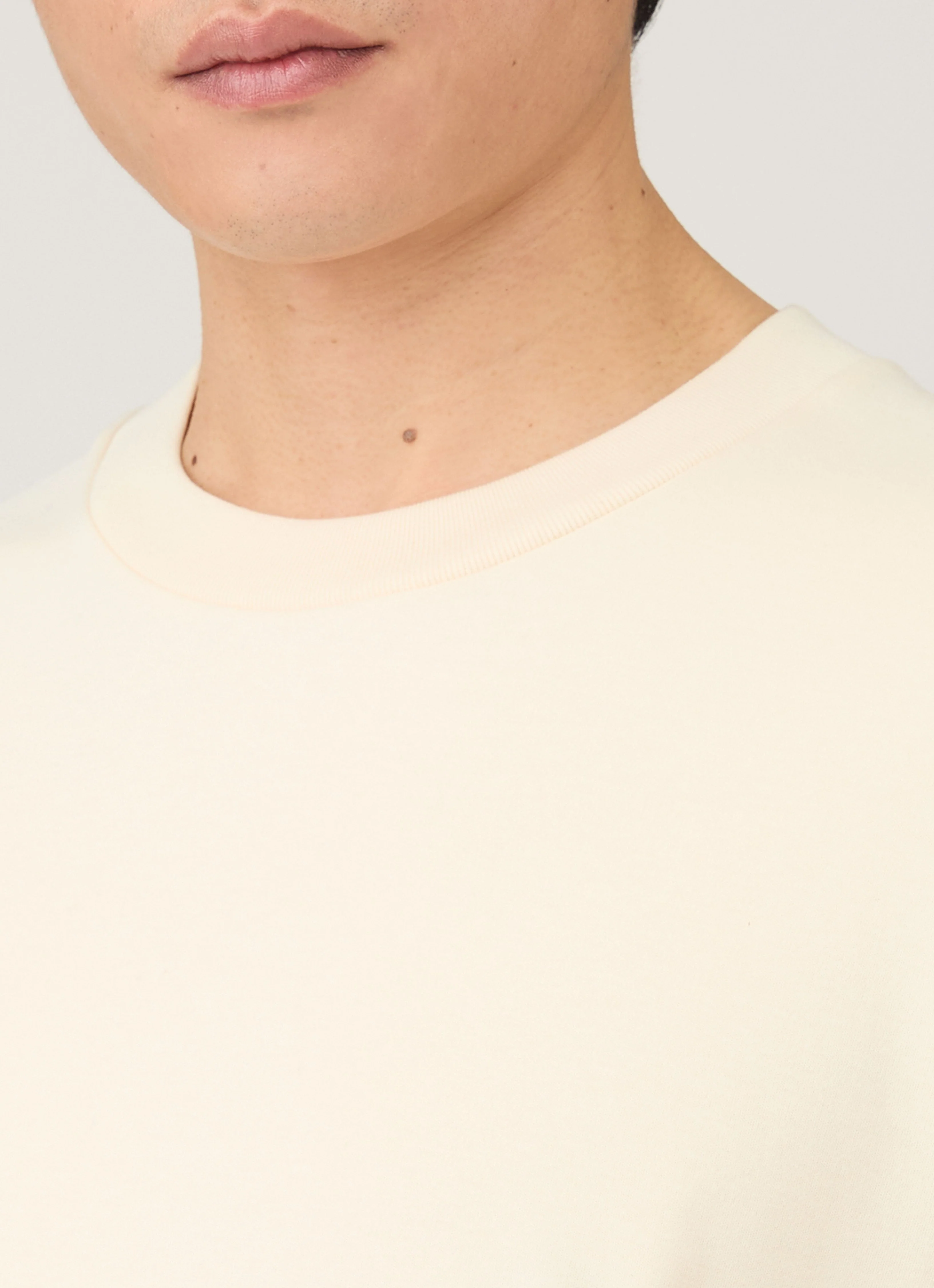 Men's Long Sleeve Heavyweight T-shirt in Undyed - Image 6