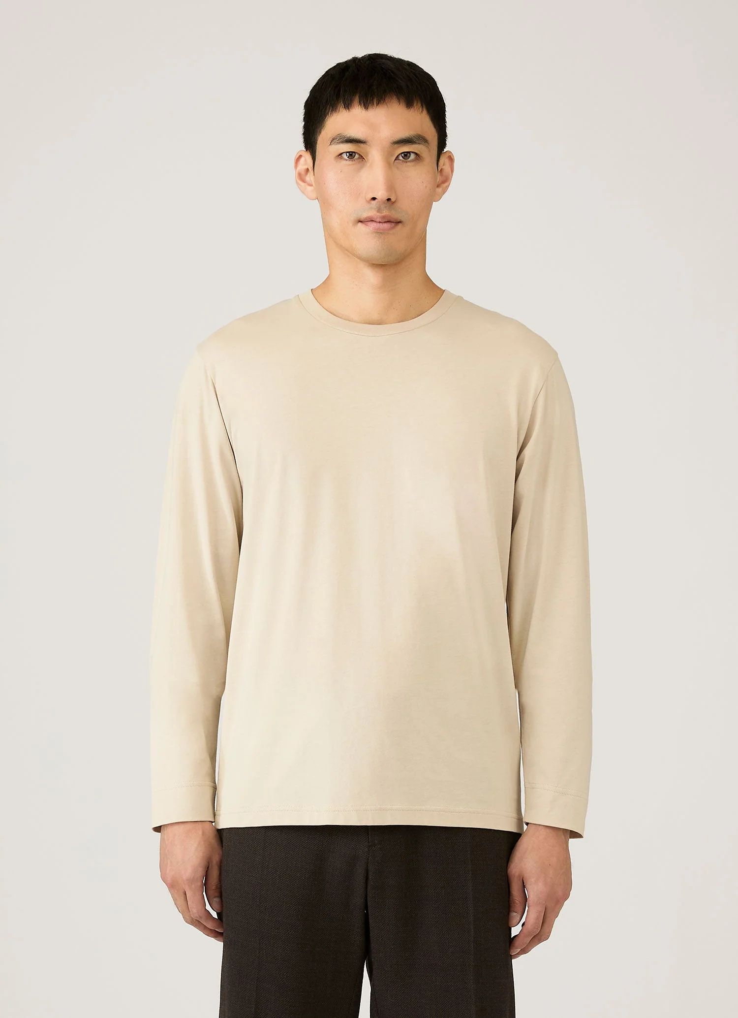 Men's Long Sleeve Riviera Midweight T‑shirt in Hazelwood - Image 2