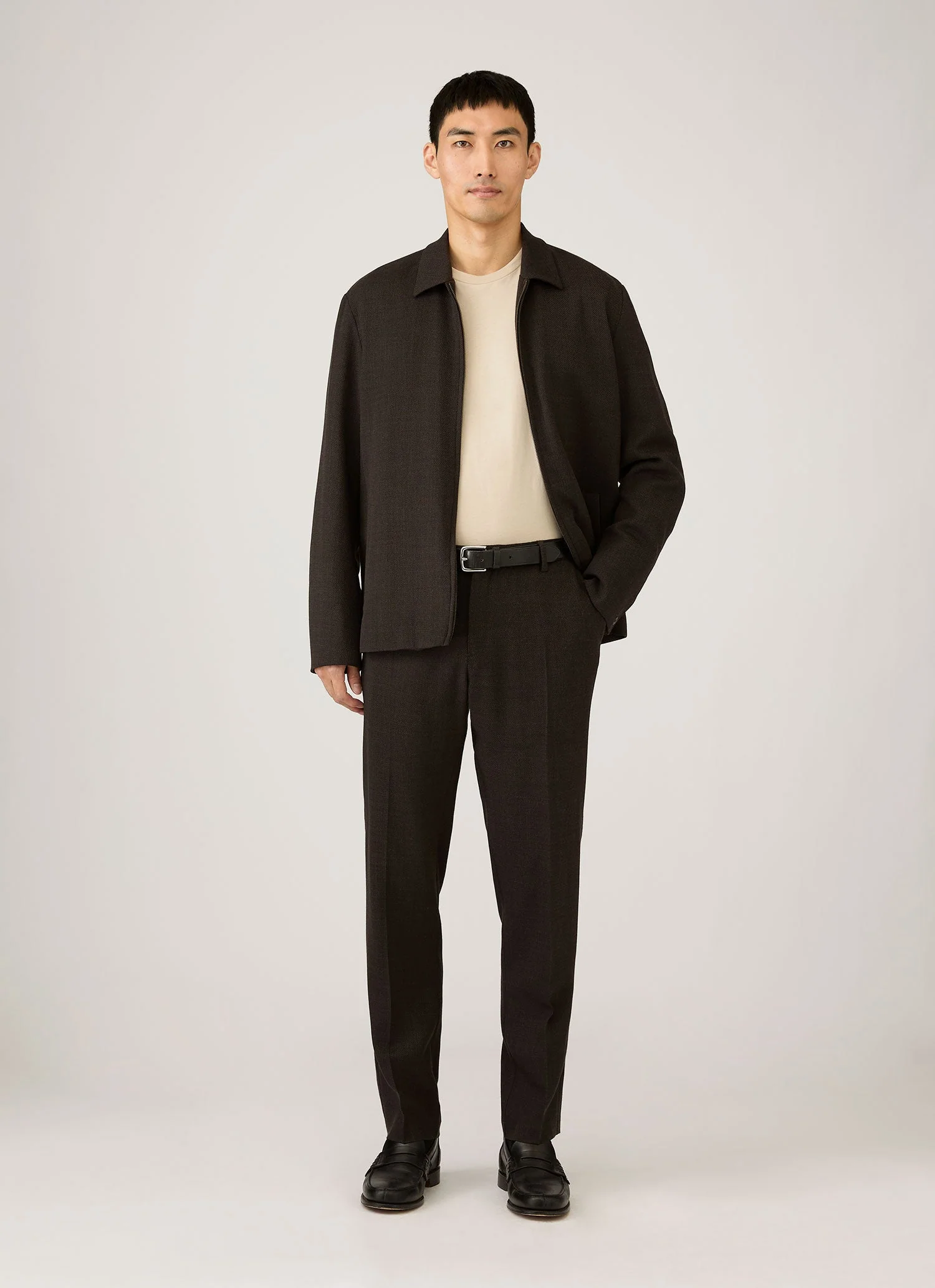 Men's Long Sleeve Riviera Midweight T‑shirt in Hazelwood - Image 3