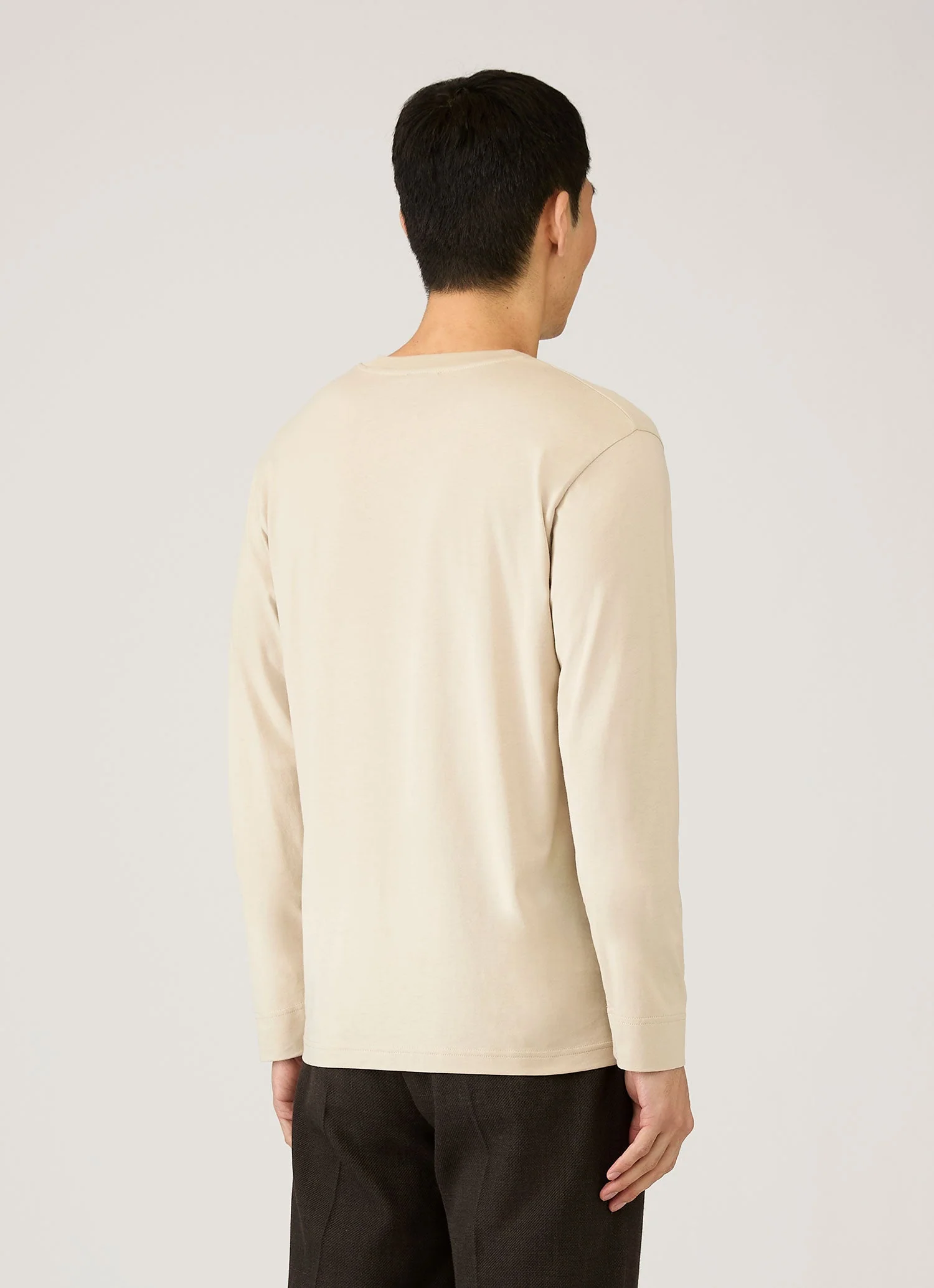 Men's Long Sleeve Riviera Midweight T‑shirt in Hazelwood - Image 5