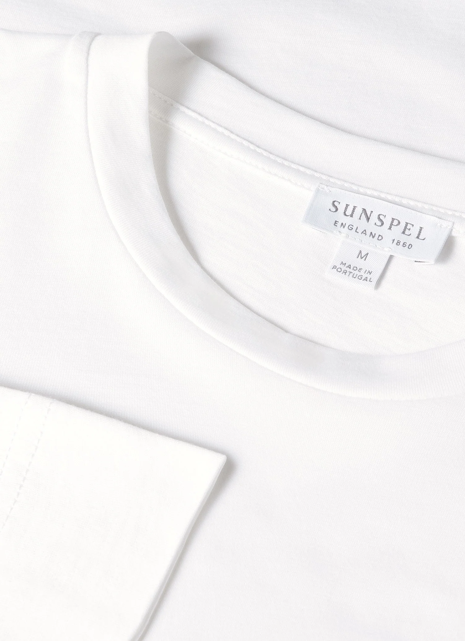 Men's Long Sleeve Riviera T-shirt in White - Image 4