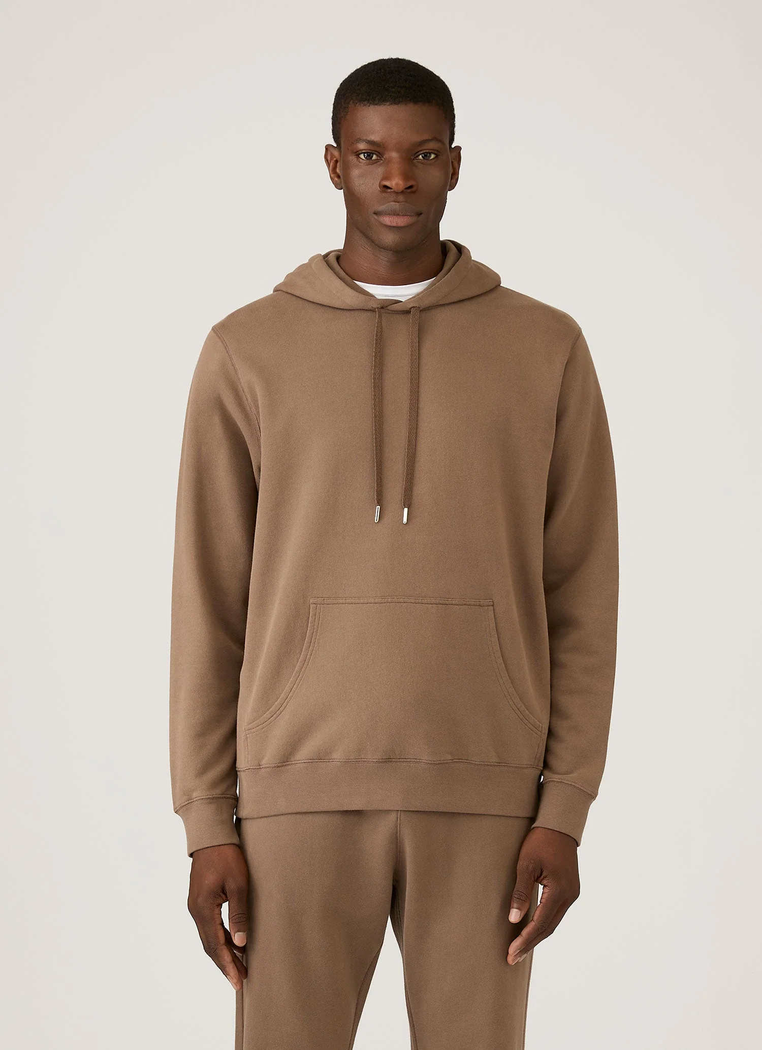 Men's Loopback Hoodie in Dark Cedar - Image 2