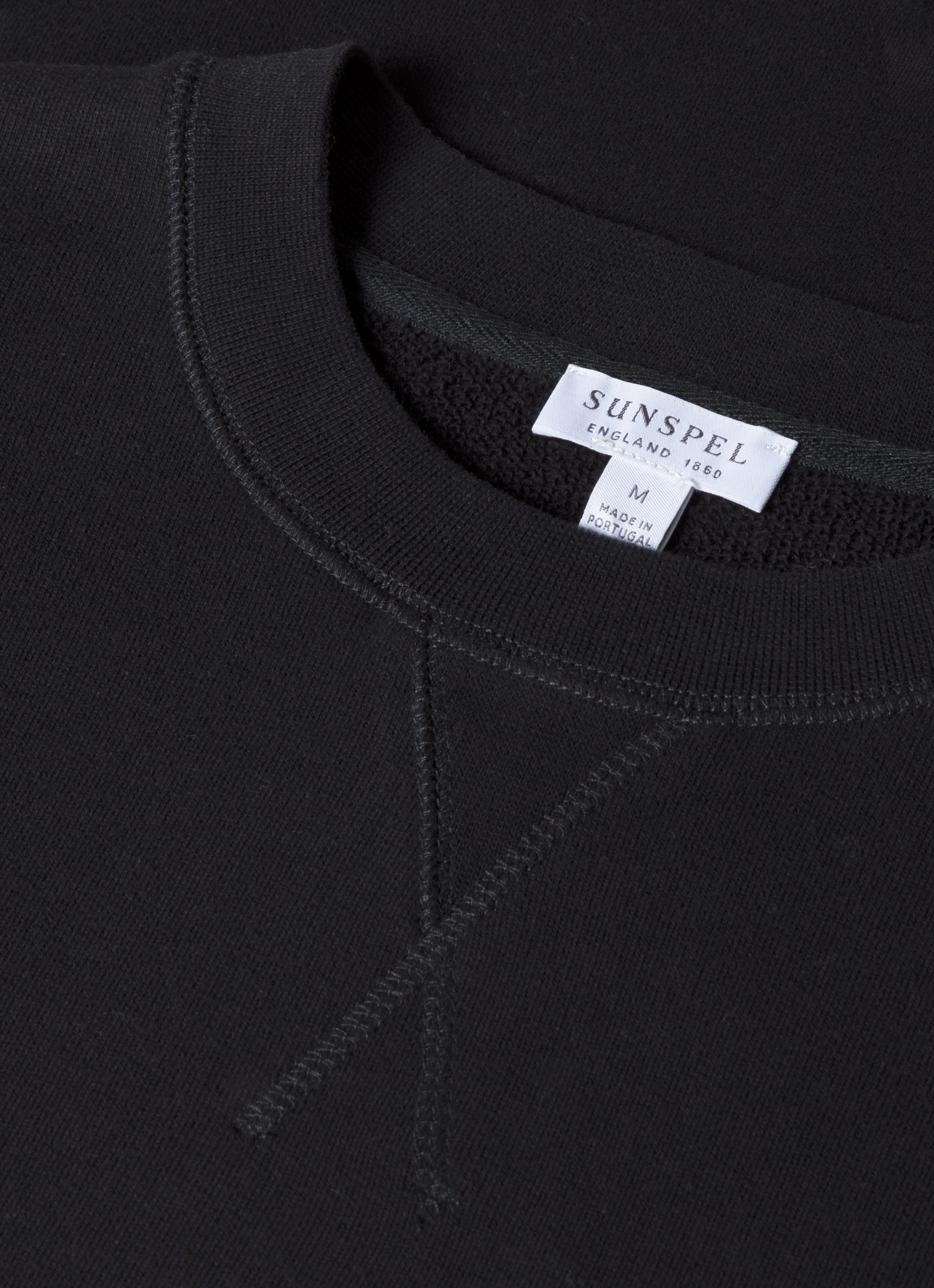 Men's Loopback Tracksuit in Black - Image 3