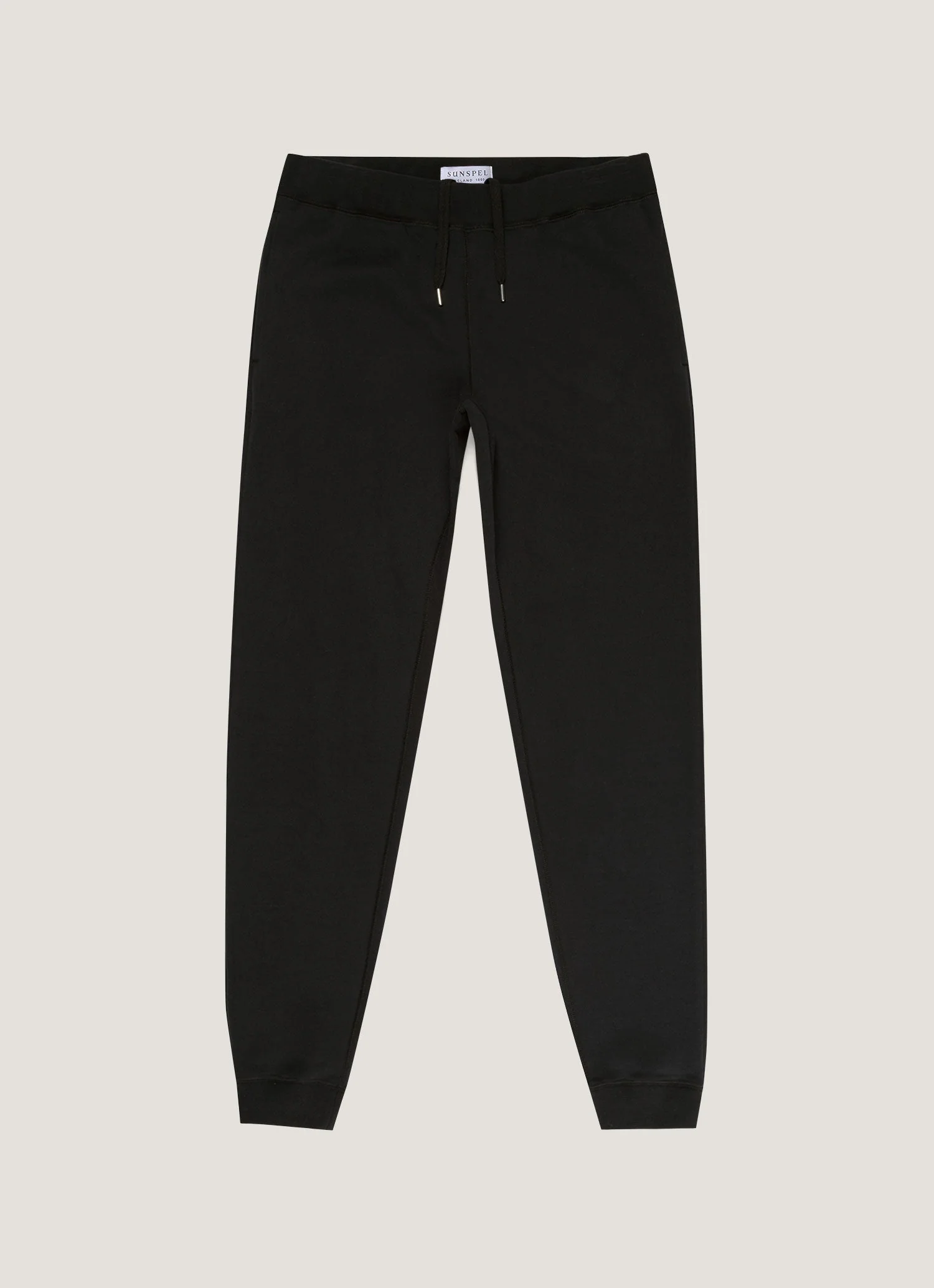 Men's Loopback Tracksuit in Black - Image 4