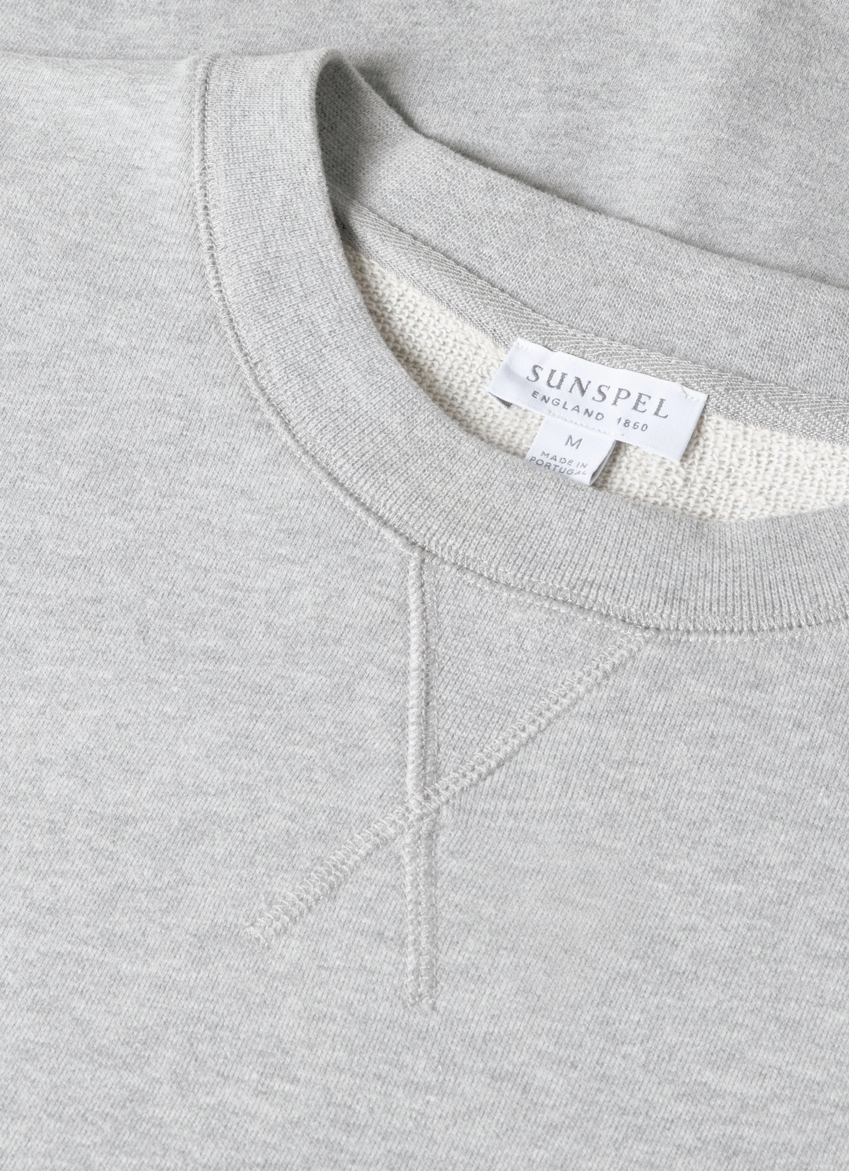 Men's Loopback Tracksuit in Grey Melange - Image 3