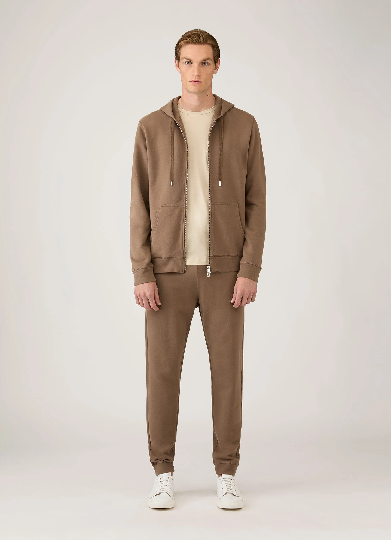 Men's Loopback Sweatpants in Dark Cedar - Image 3