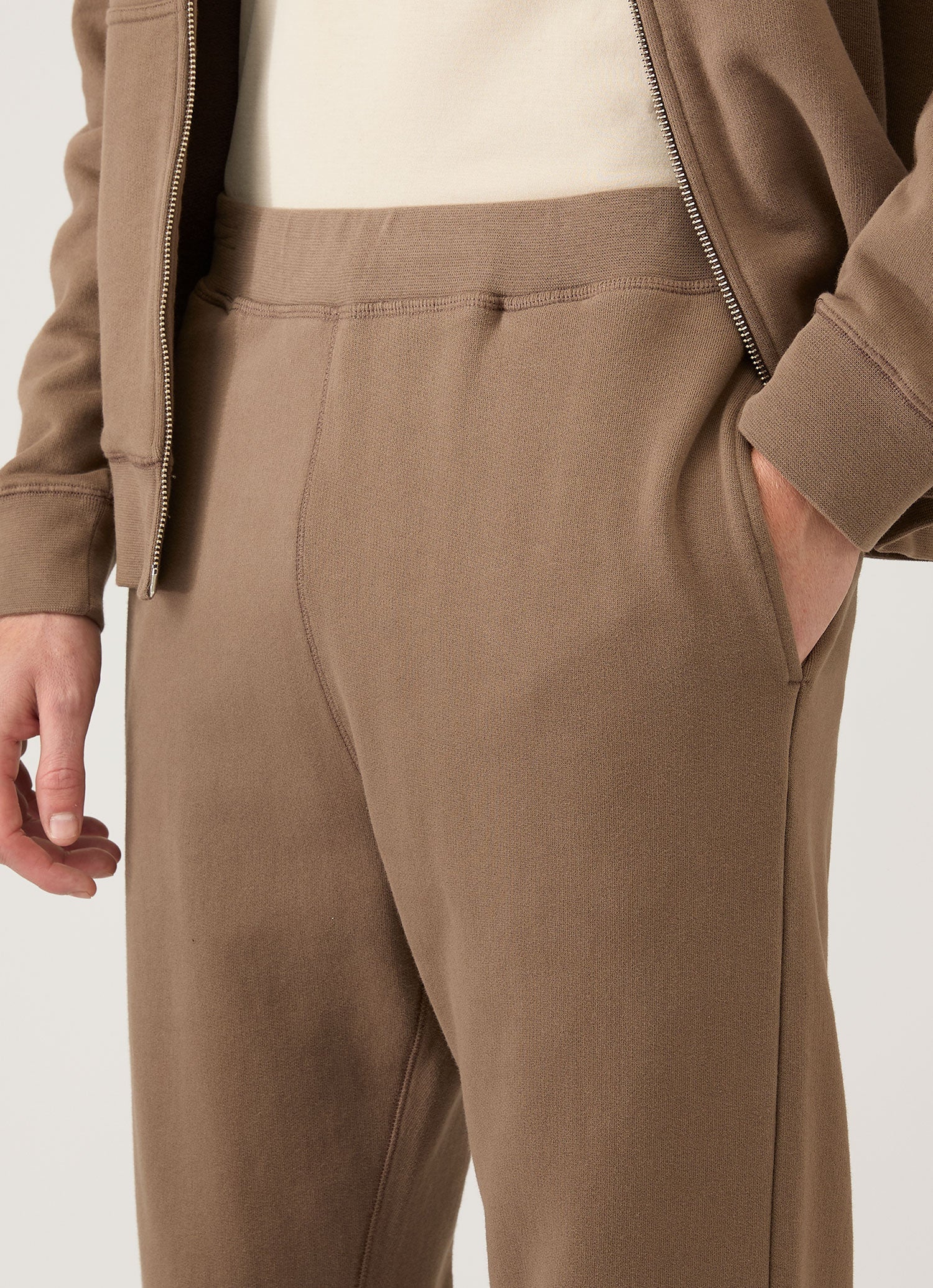 Men's Loopback Sweatpants in Dark Cedar - Image 6