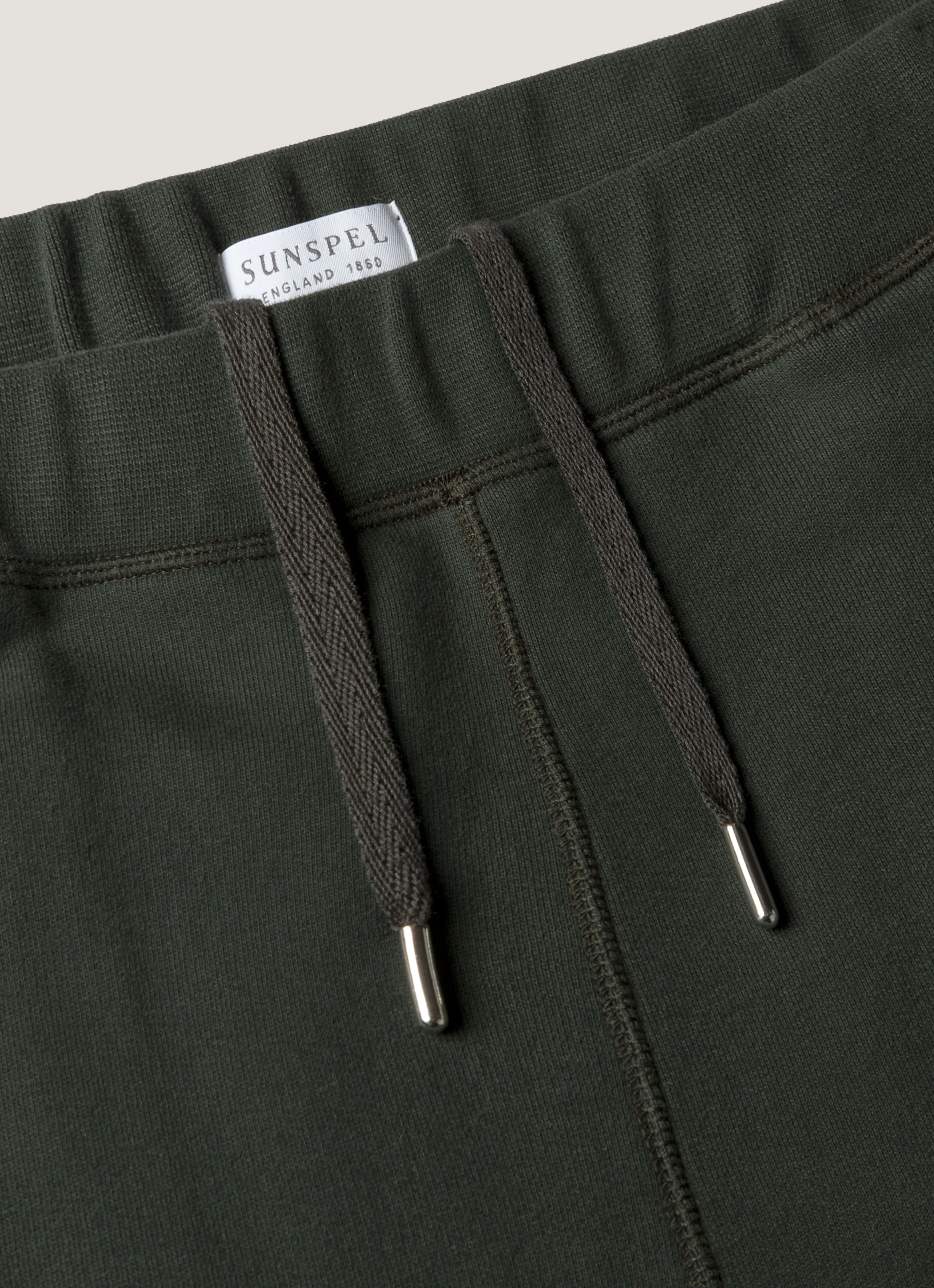Men's Loopback Sweatpants in Dark Green - Image 4