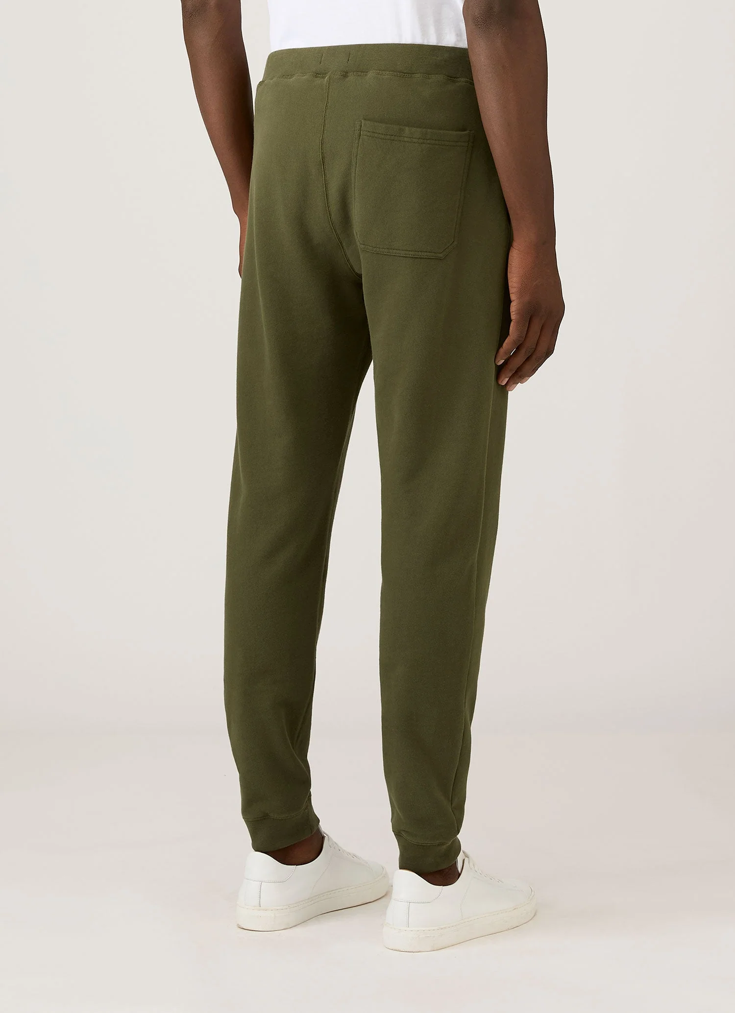 Men's Loopback Sweatpants in Deep Olive - Image 5