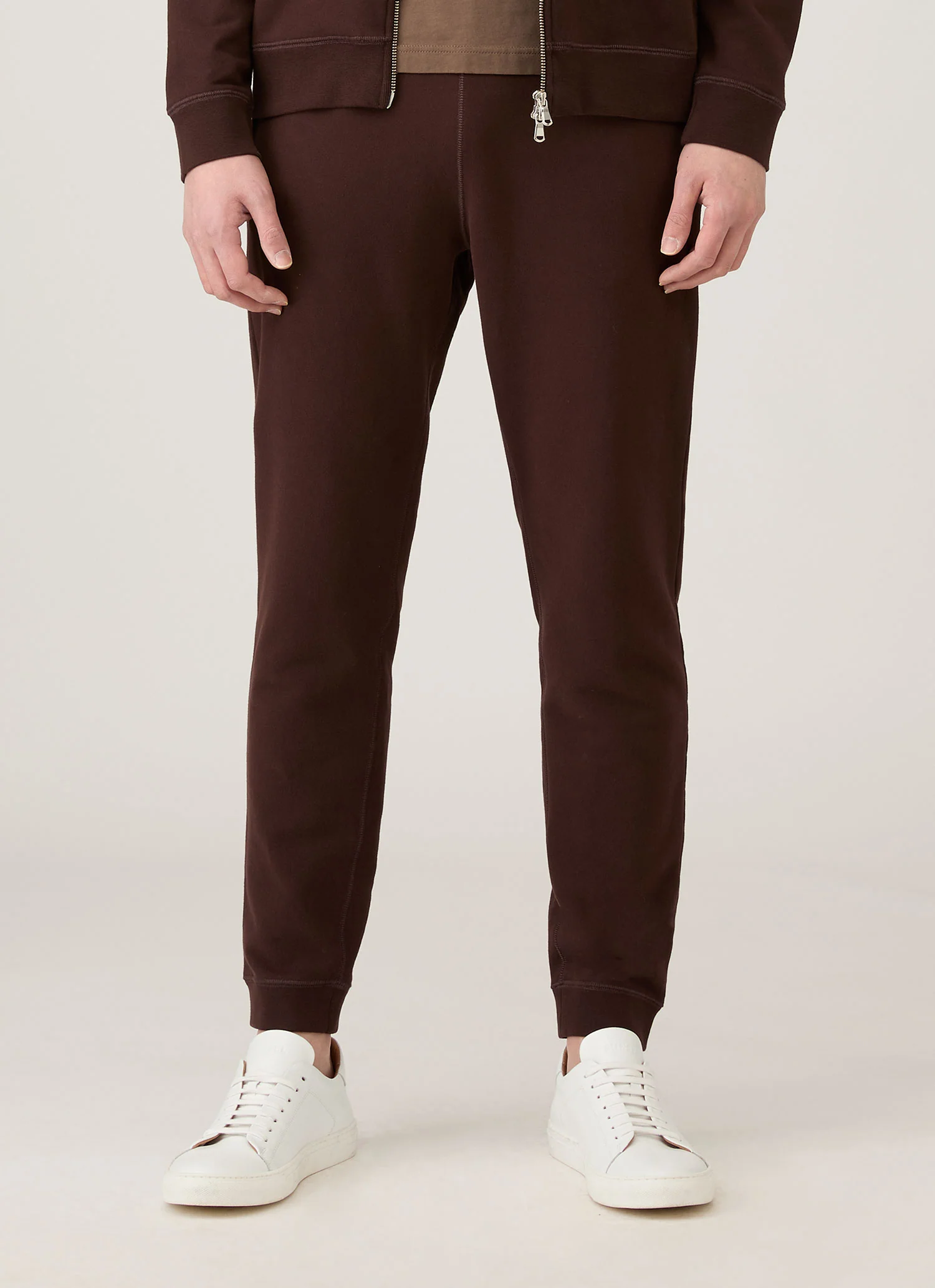 Men's Loopback Sweatpants in Truffle - Image 2