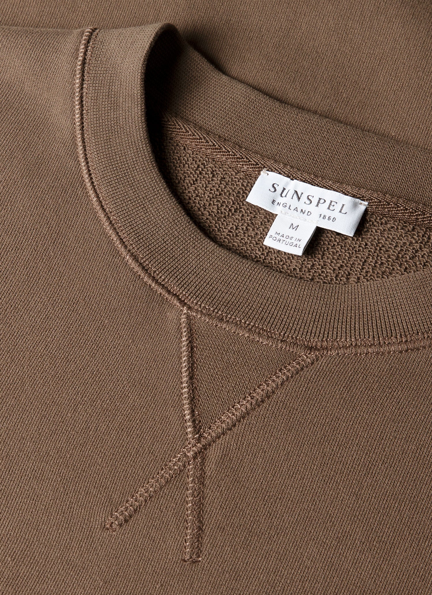 Men's Loopback Sweatshirt in Bark - Image 4
