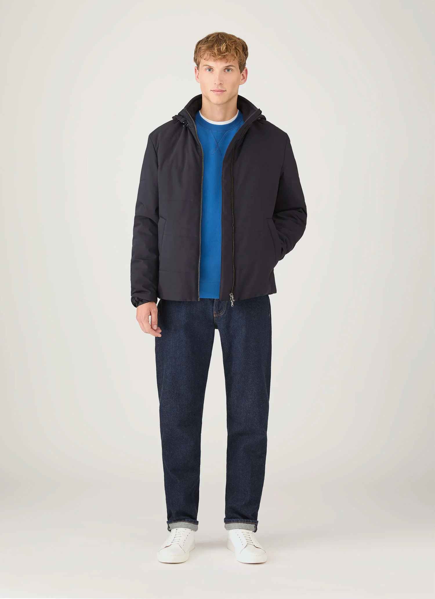 Men's Loopback Sweatshirt in Cobalt - Image 3