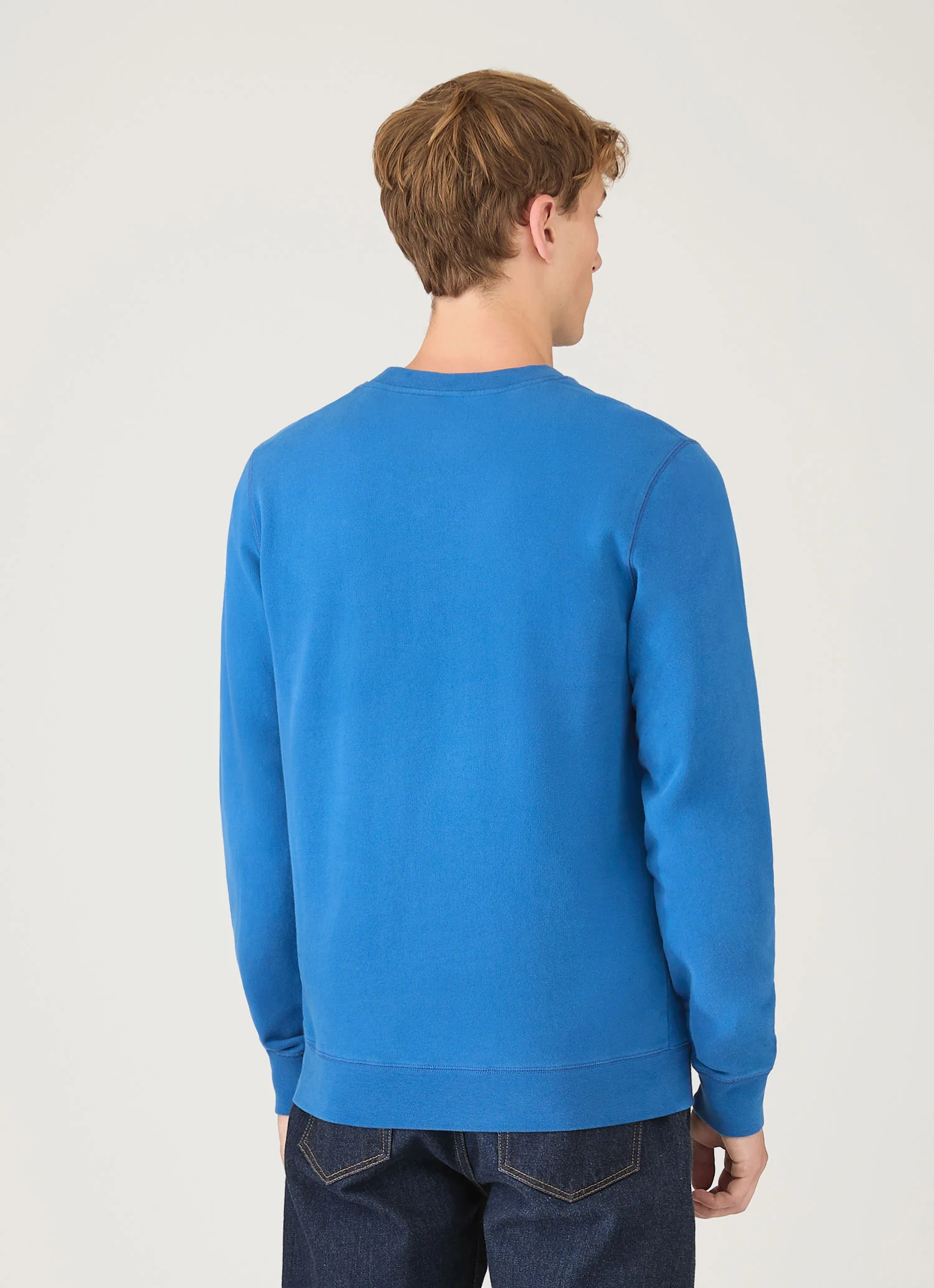 Men's Loopback Sweatshirt in Cobalt - Image 5