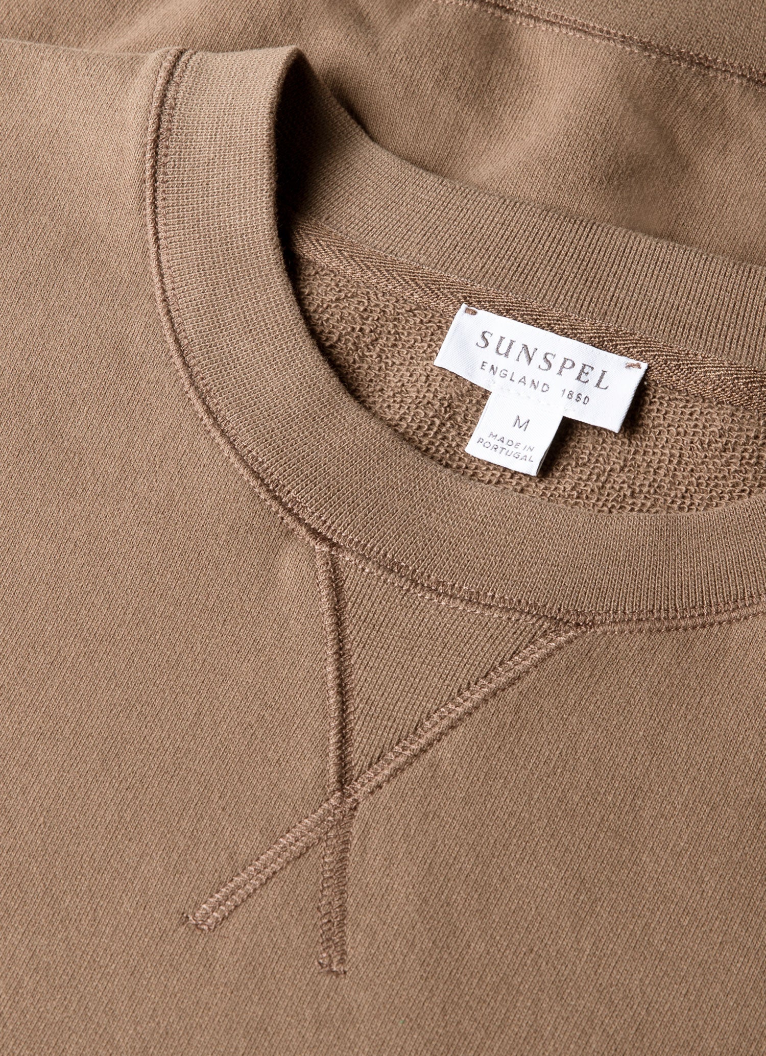 Men's Loopback Sweatshirt in Dark Cedar - Image 4