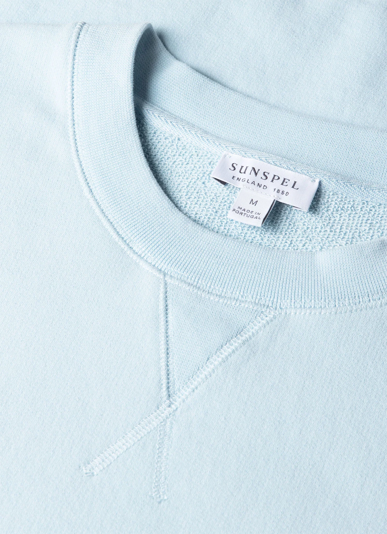 Men's Loopback Sweatshirt in Frost Blue - Image 4
