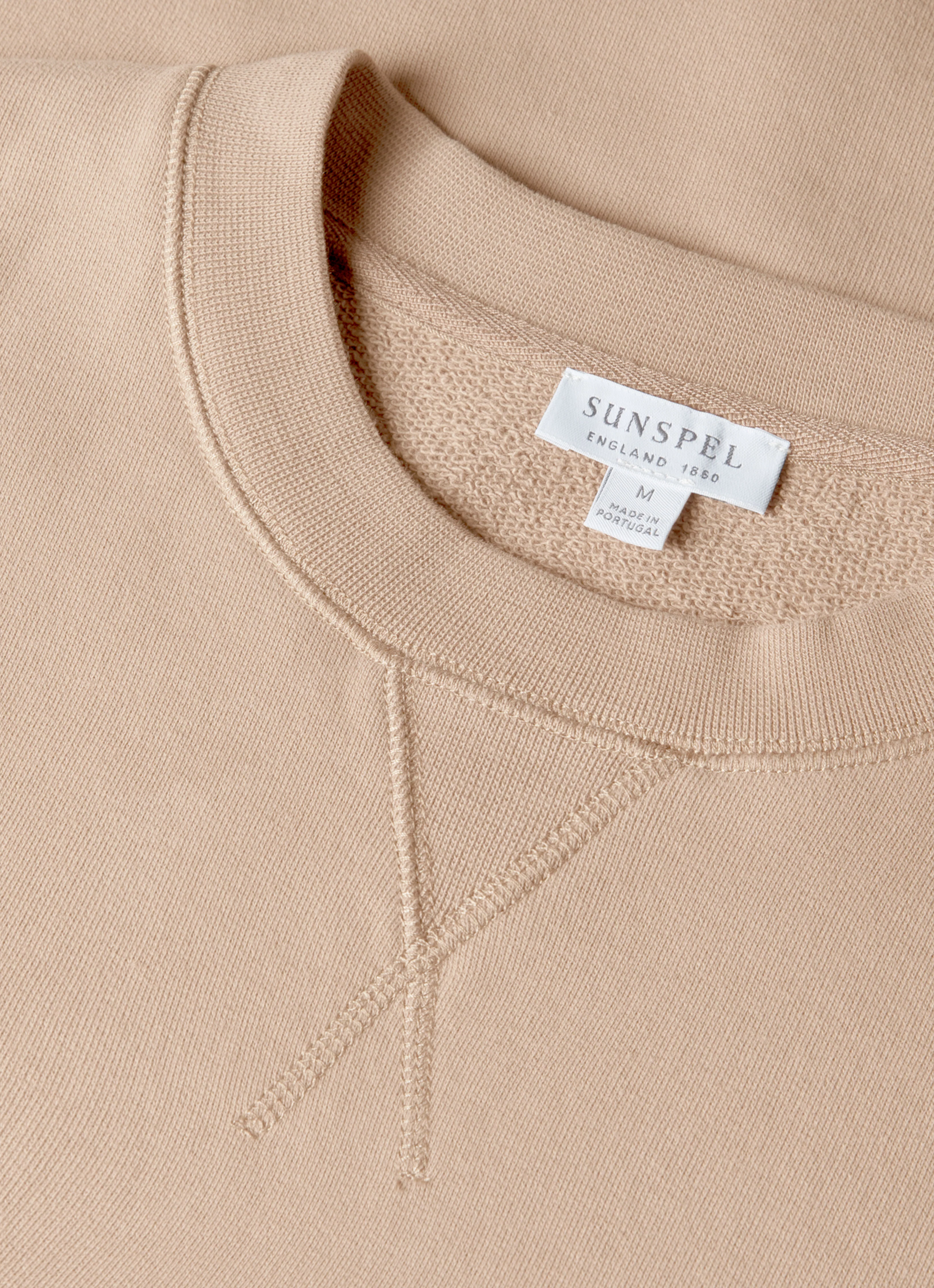 Men's Loopback Sweatshirt in Mink - Image 4