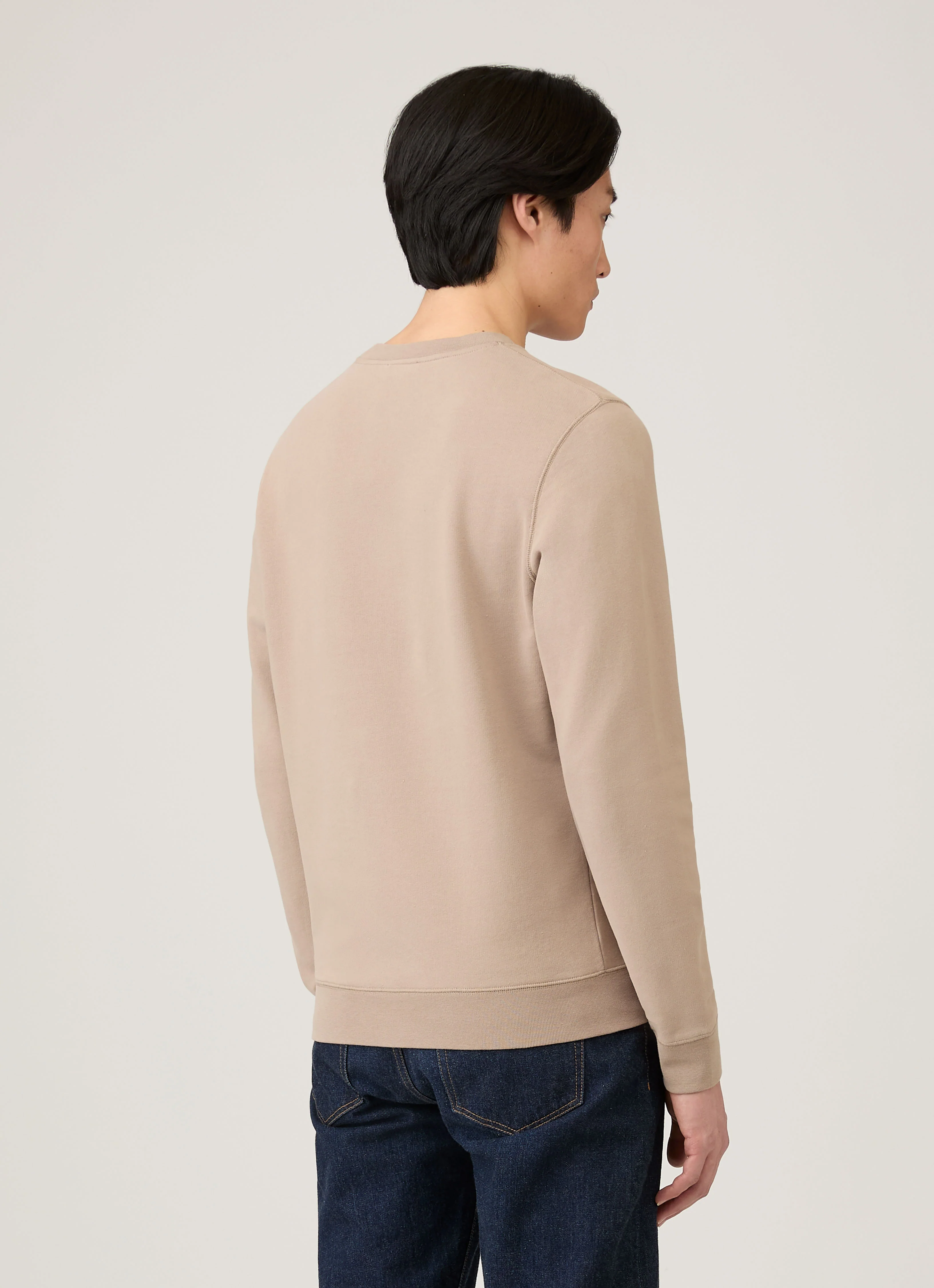 Men's Loopback Sweatshirt in Mink - Image 5