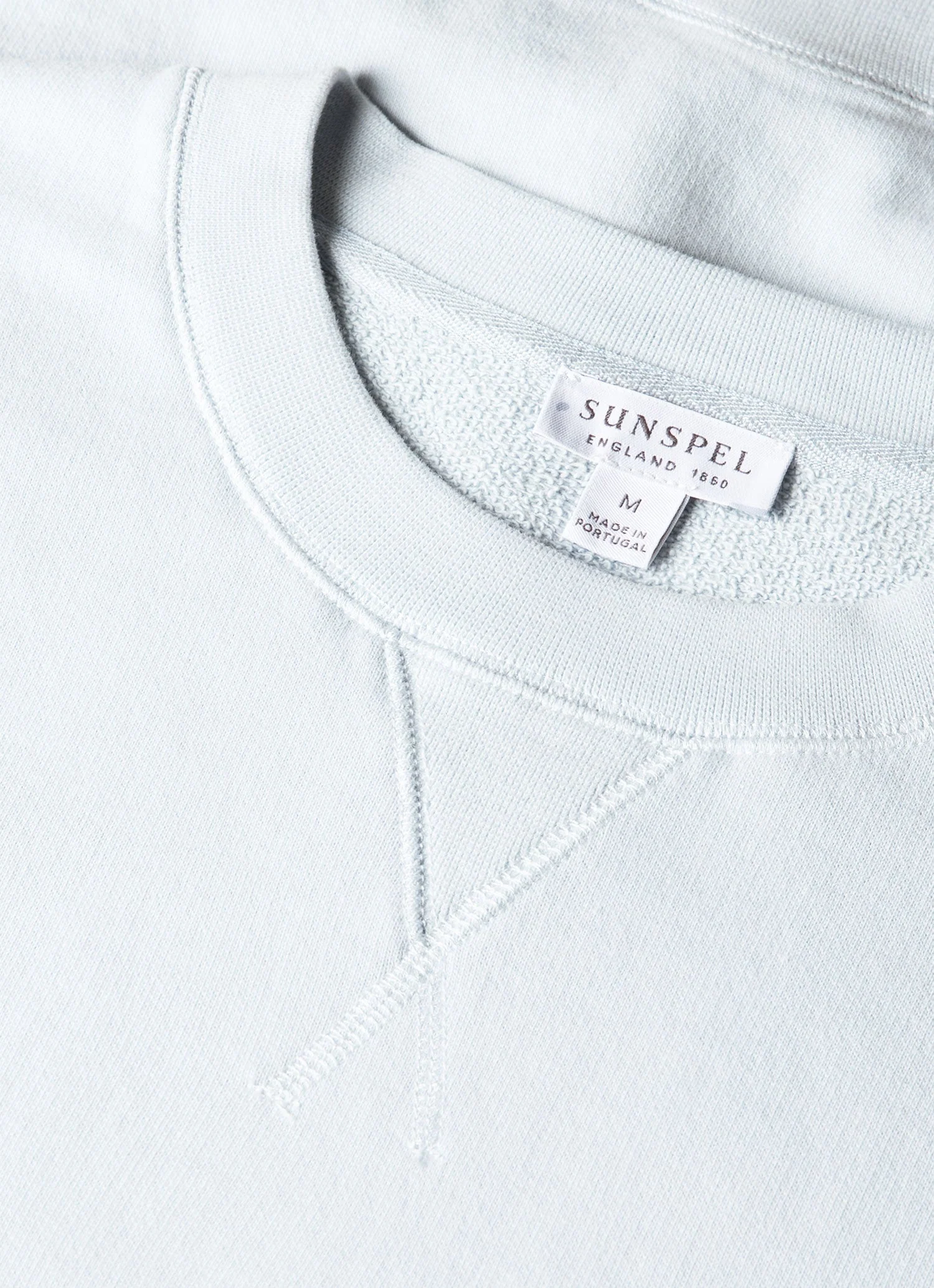 Men's Loopback Sweatshirt in Pastel Blue - Image 4
