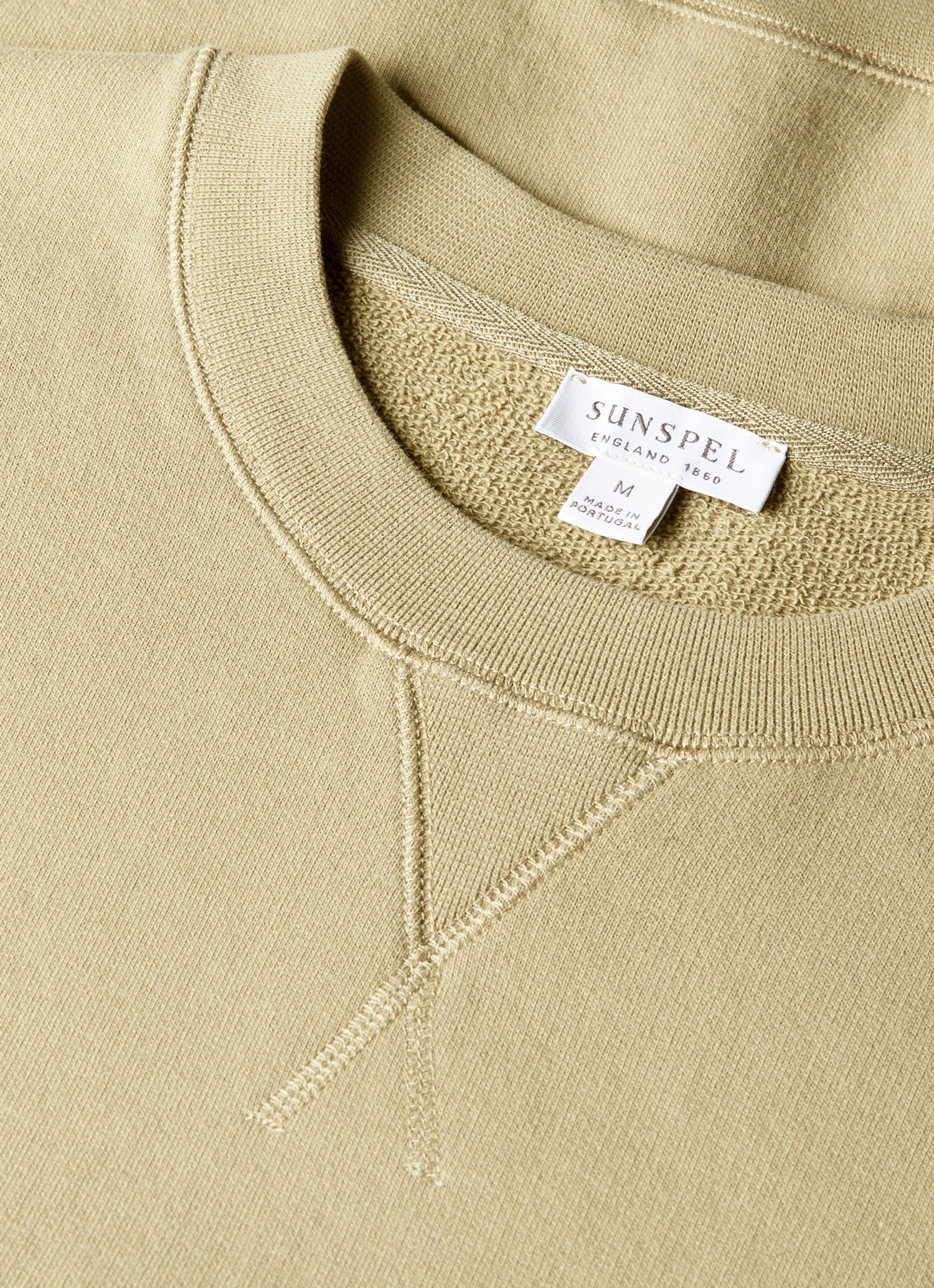 Men's Loopback Sweatshirt in Pistachio - Image 4