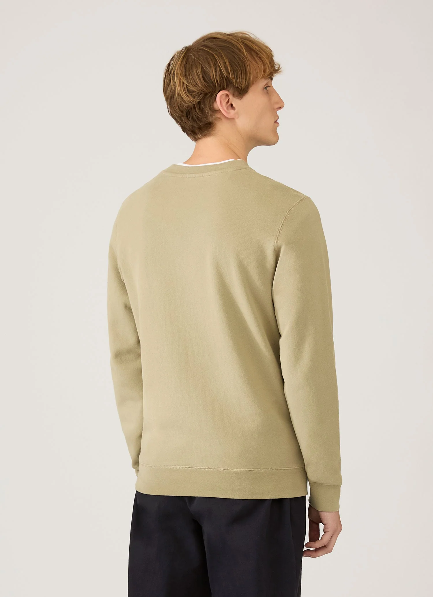 Men's Loopback Sweatshirt in Pistachio - Image 5