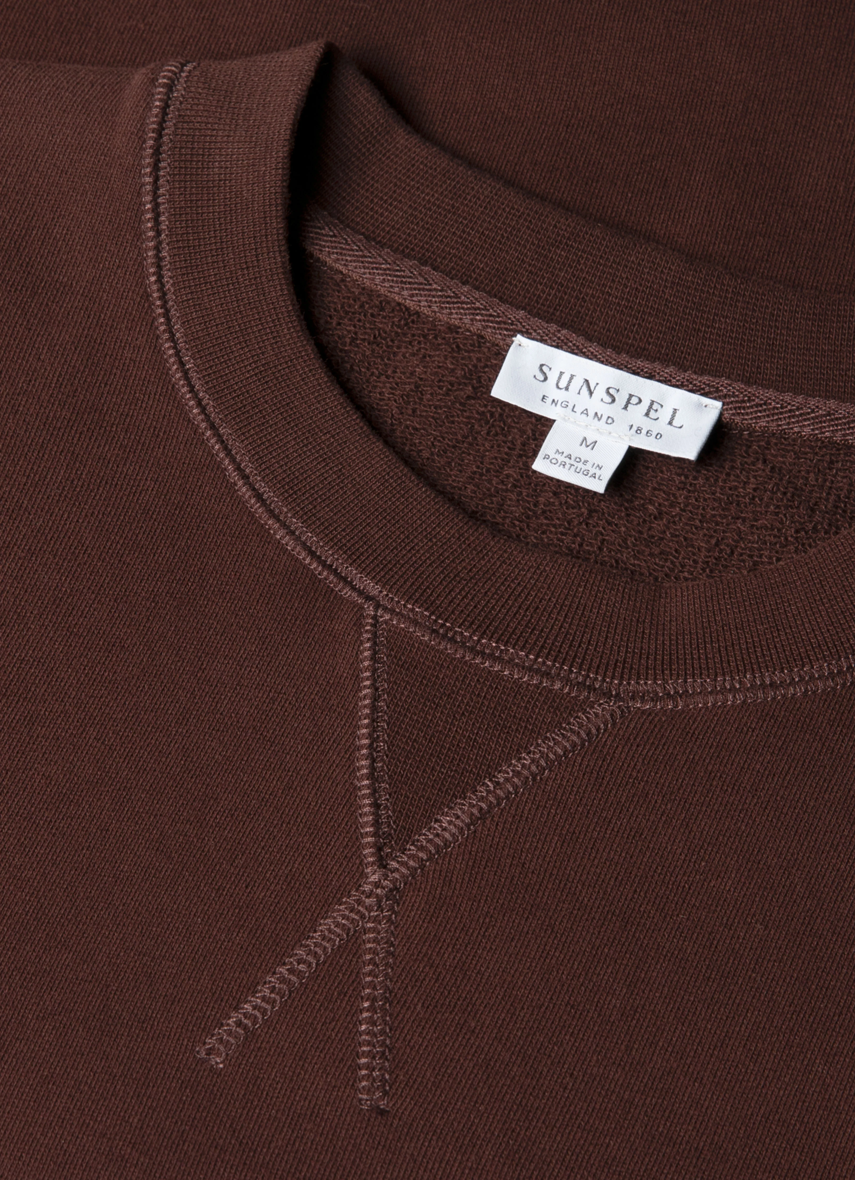 Men's Loopback Sweatshirt in Truffle - Image 4
