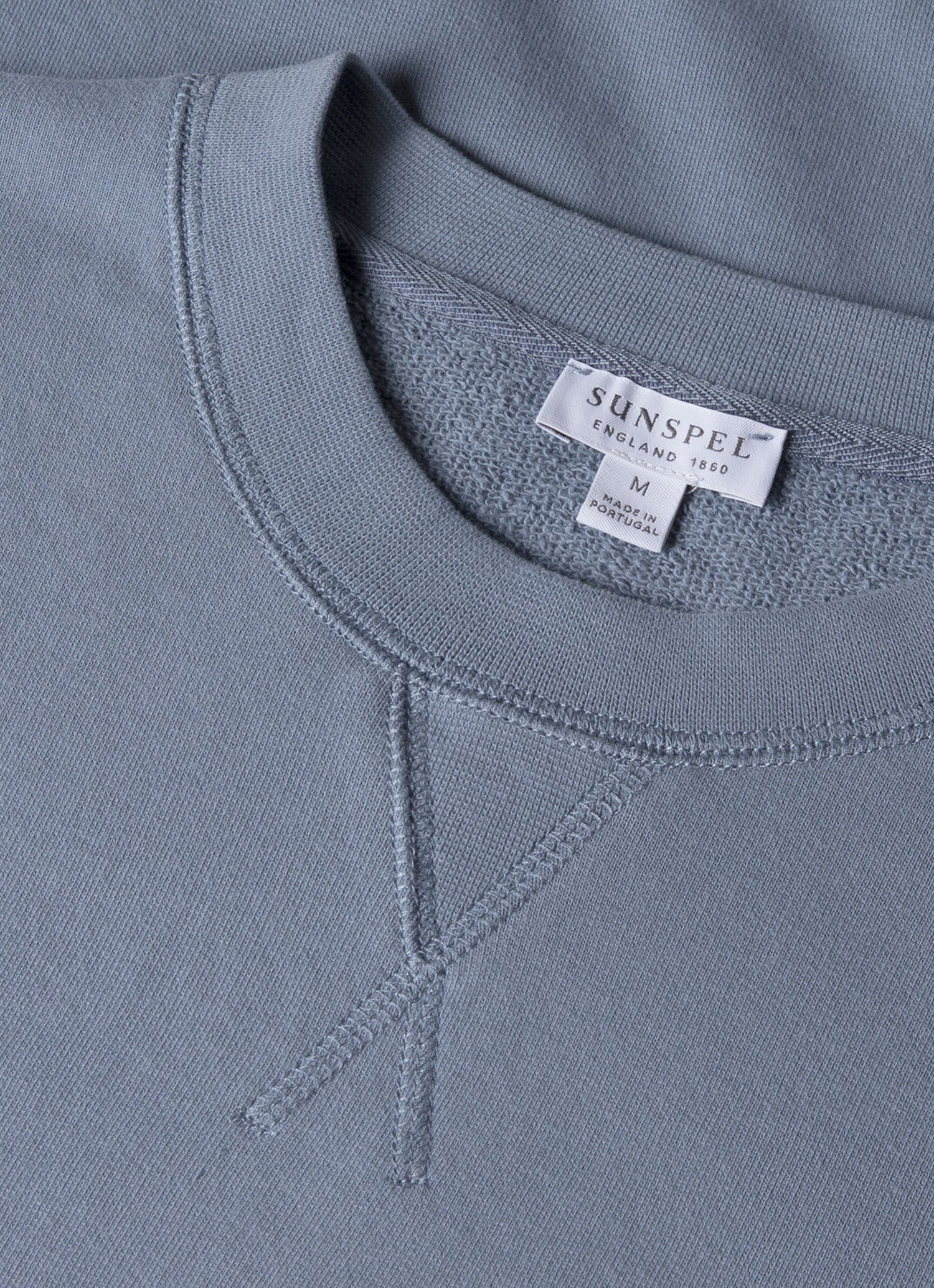 Men's Loopback Sweatshirt in Vintage Blue - Image 4