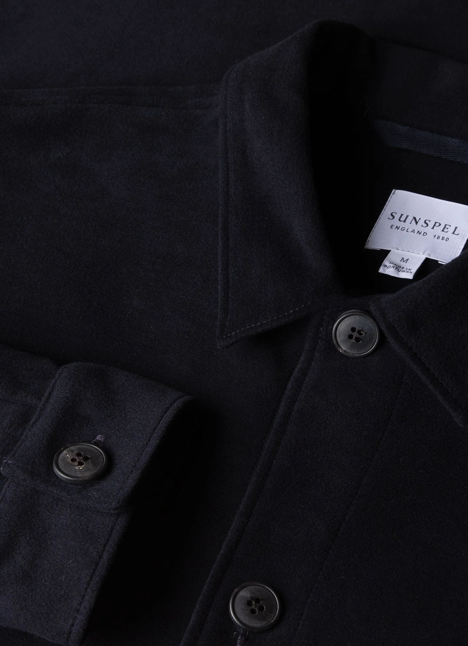 Men's Moleskin Twin Pocket Jacket in Navy - Image 4