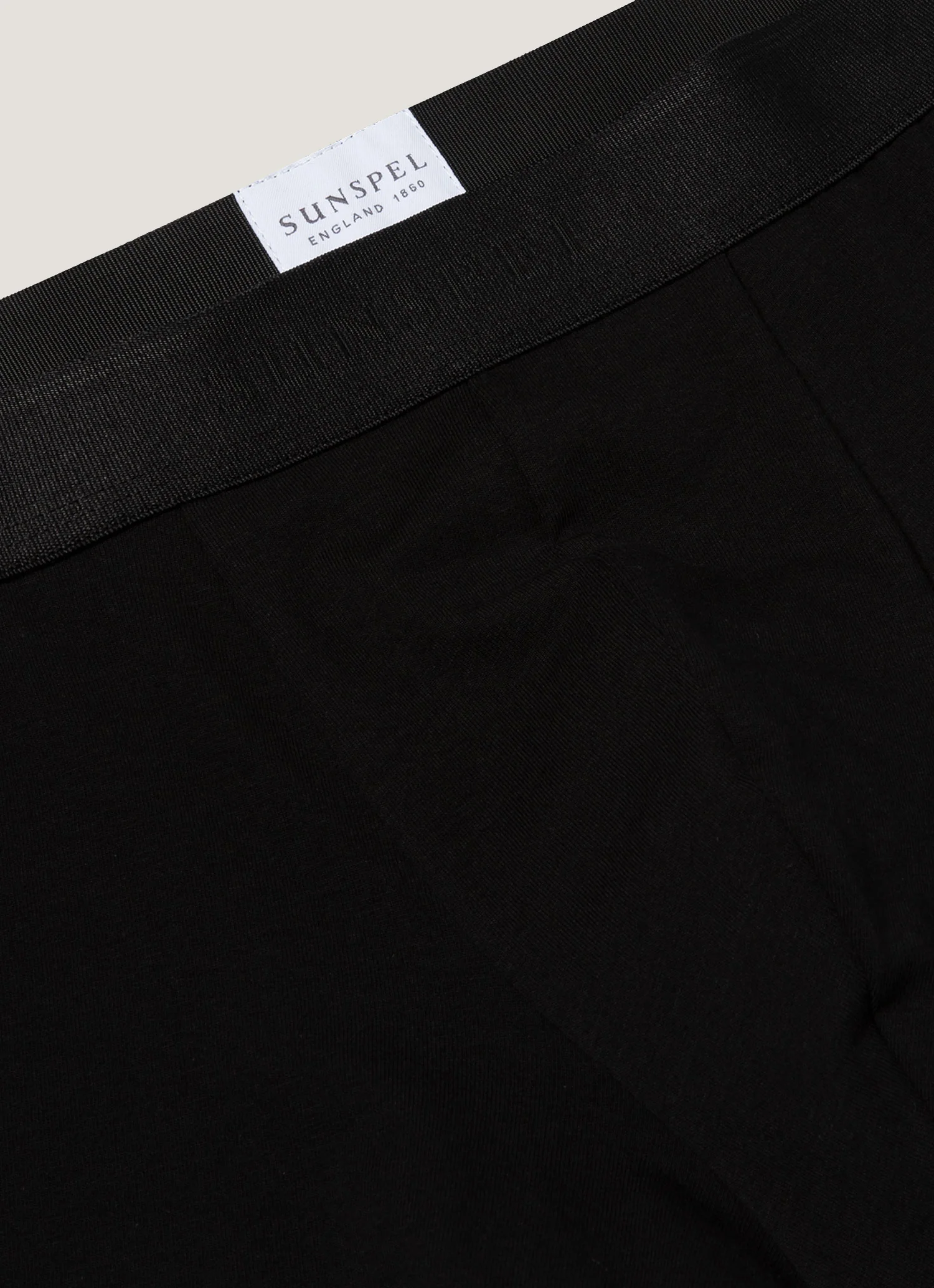 Men's Stretch Cotton Trunks 3-Pack in Black - Image 4