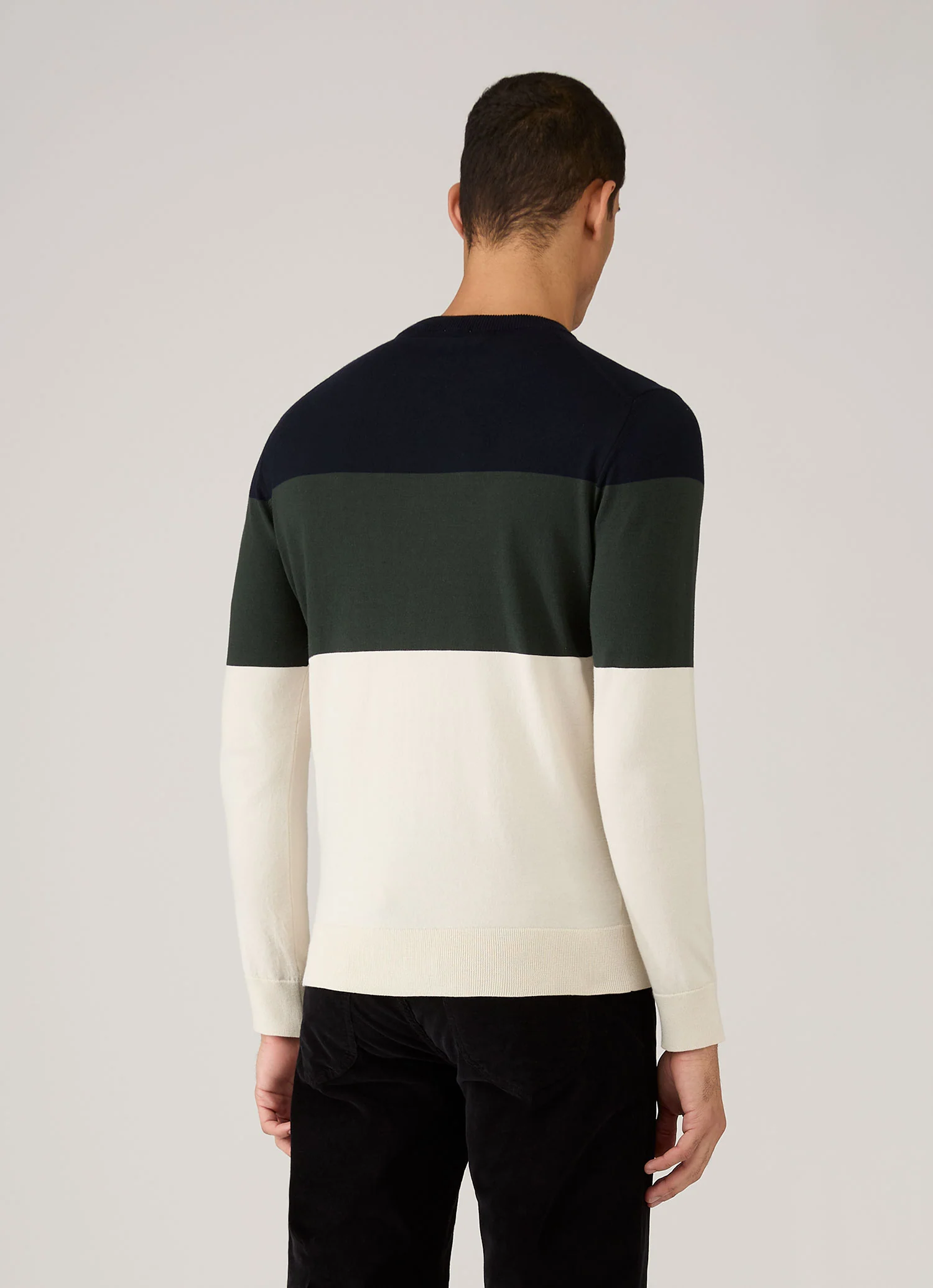 Men's Sunspel x Paul Weller Jumper in Forest - Image 5