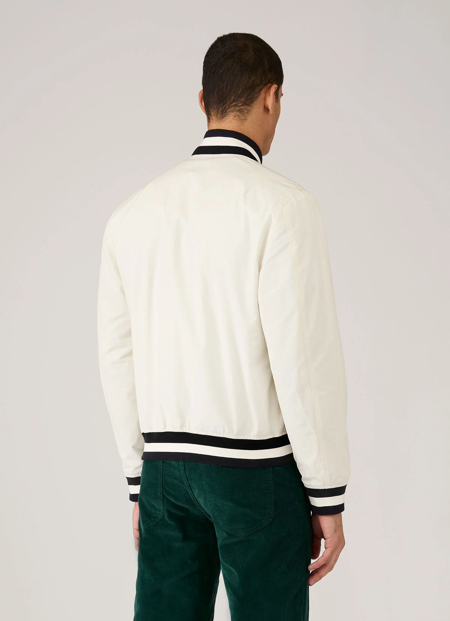 Men's Sunspel x Paul Weller Monkey Jacket in White - Image 5