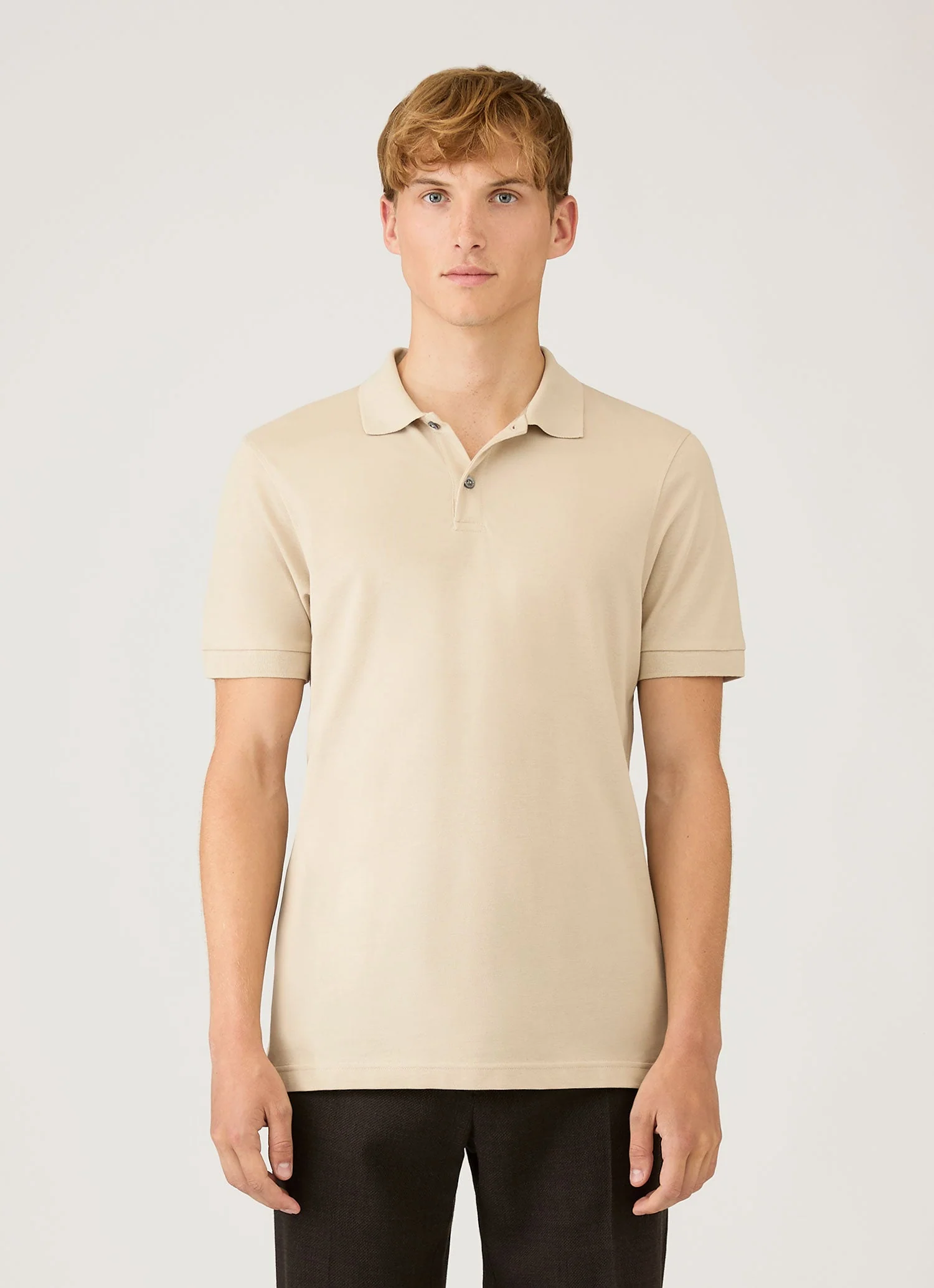Men's Piqué Polo Shirt in Hazelwood - Image 2