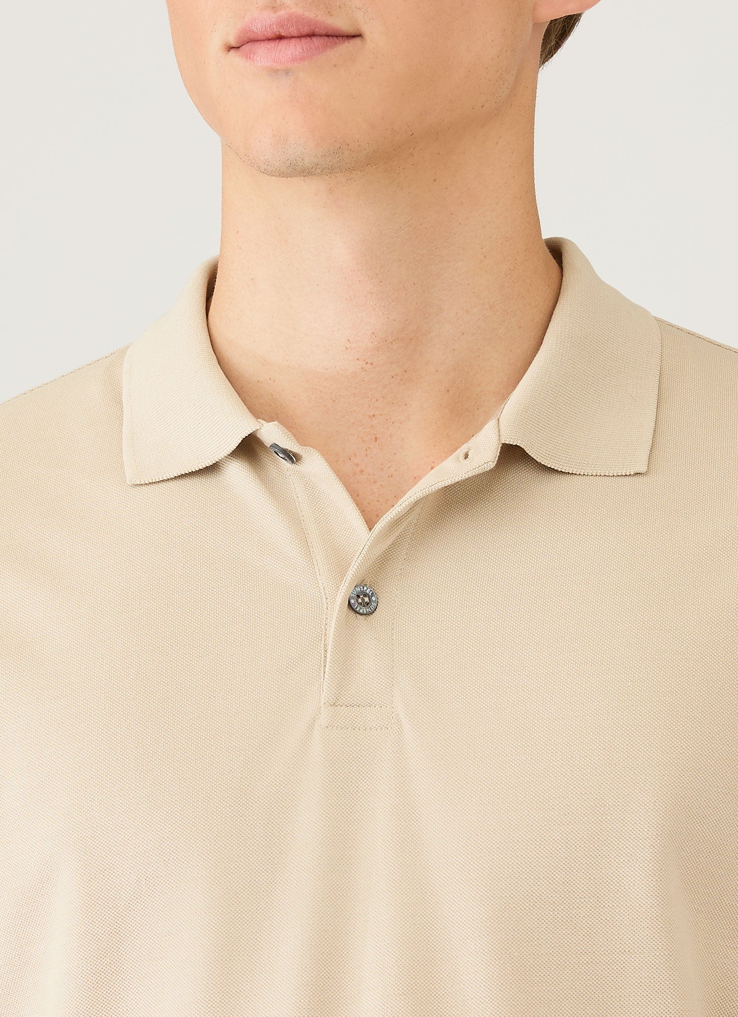 Men's Piqué Polo Shirt in Hazelwood - Image 6