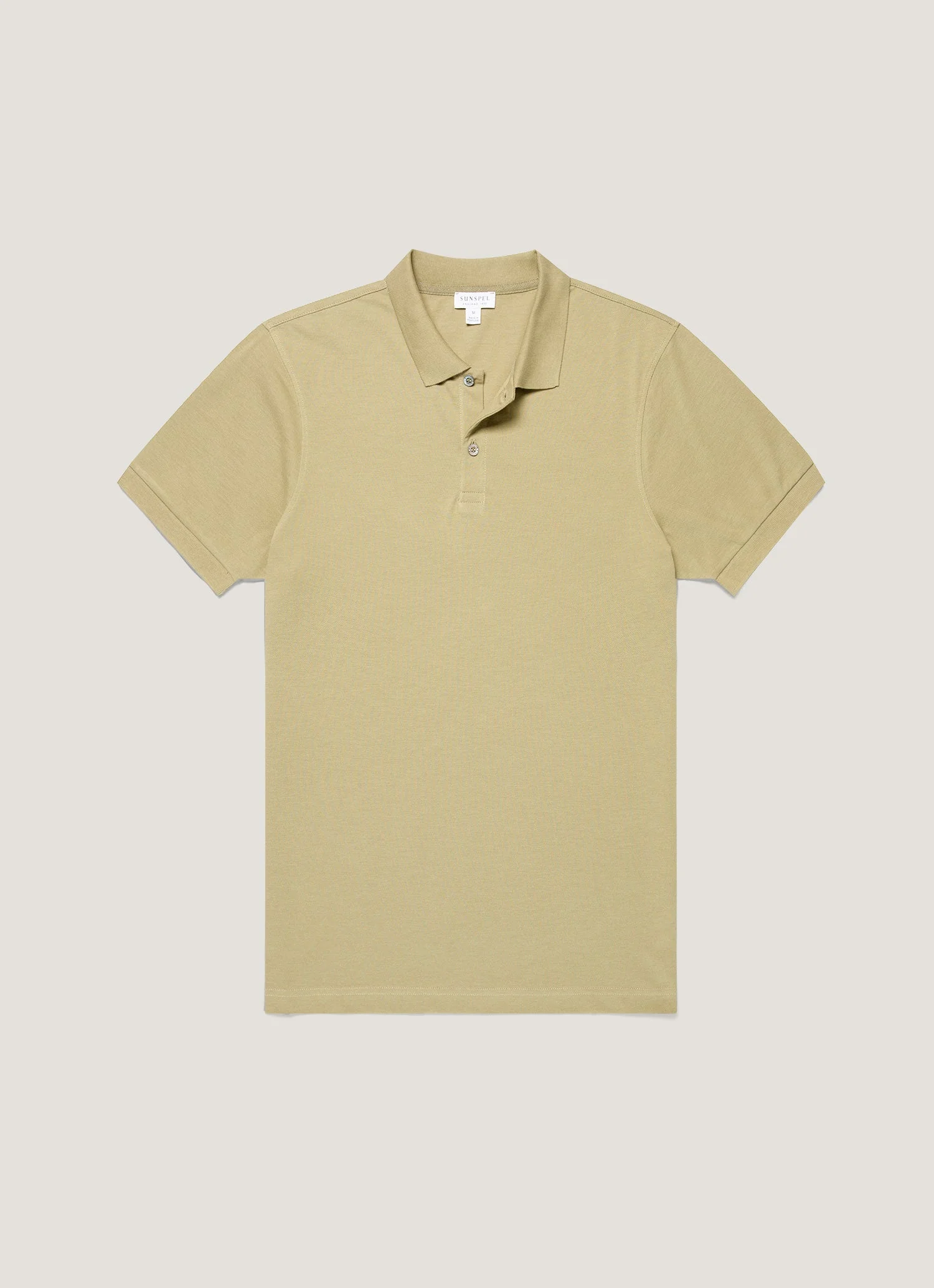 Men's Piqué Polo Shirt in Pistachio