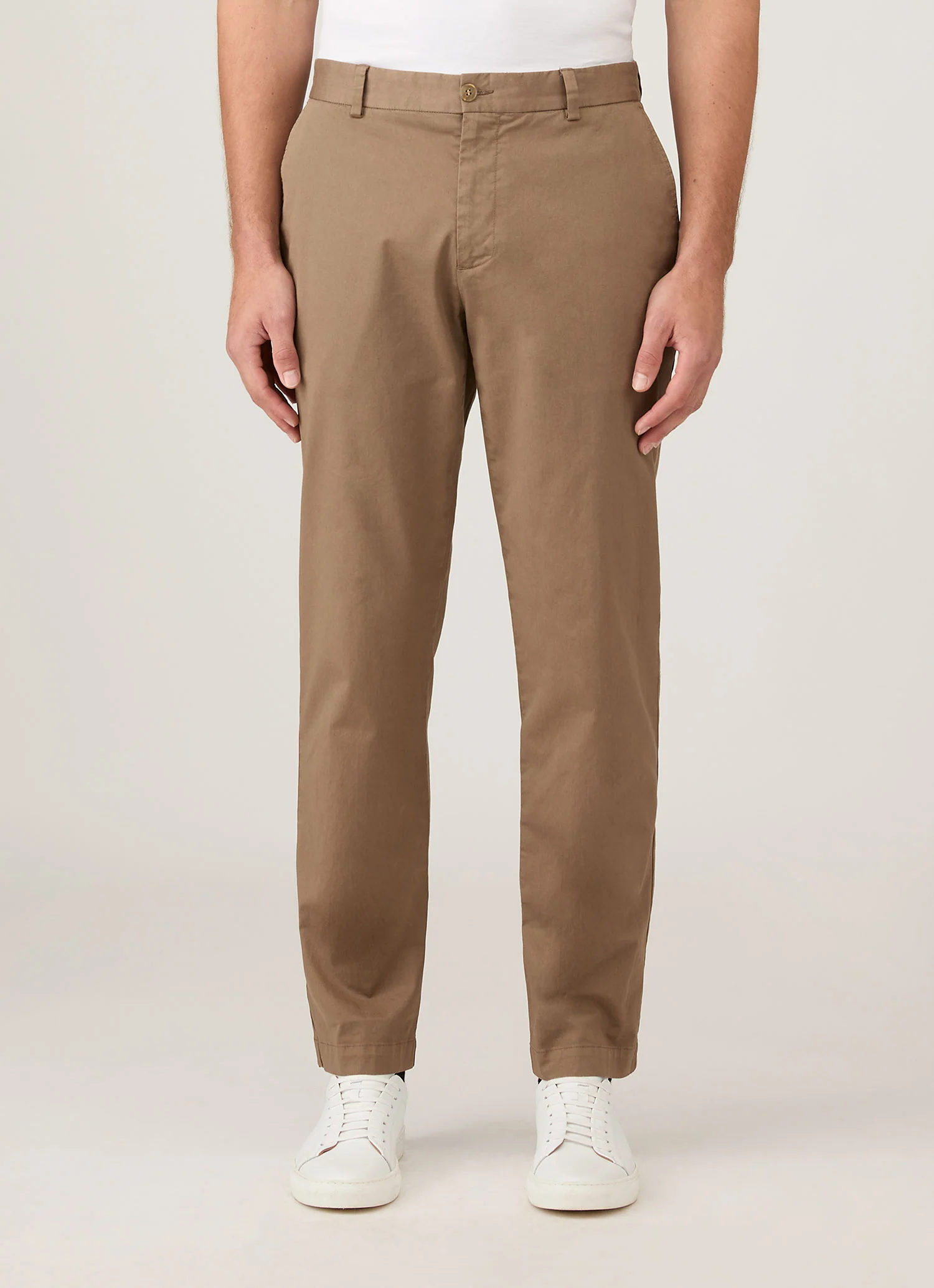 Men's Regular Fit Chino in Dark Stone - Image 2