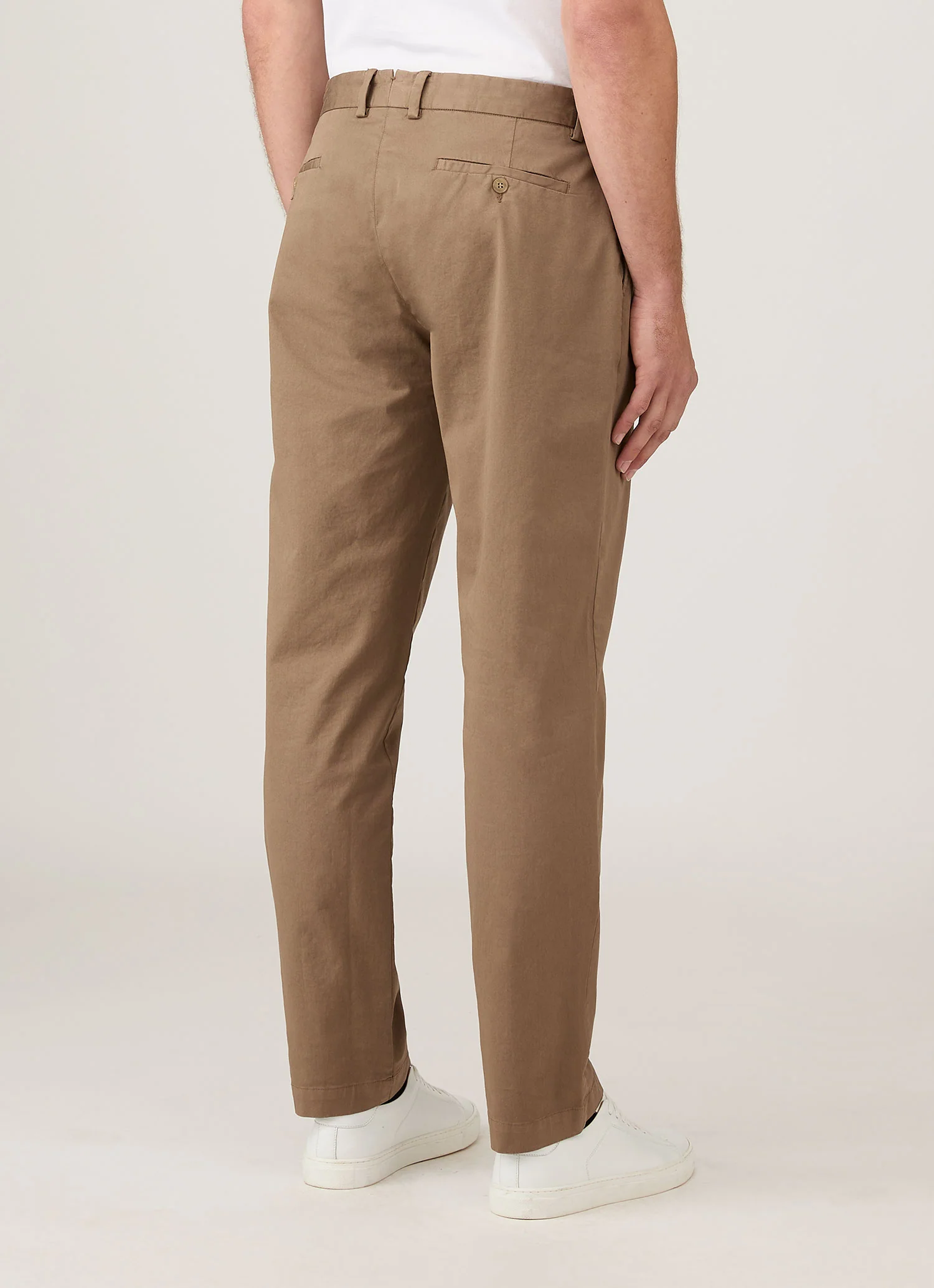 Men's Regular Fit Chino in Dark Stone - Image 5
