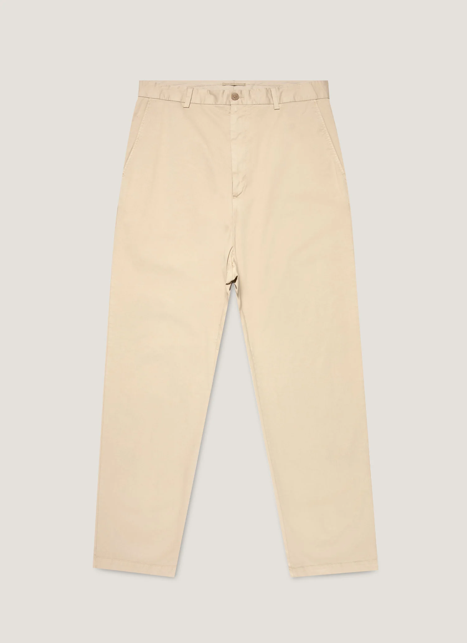 Men's Regular Fit Chino in Light Stone