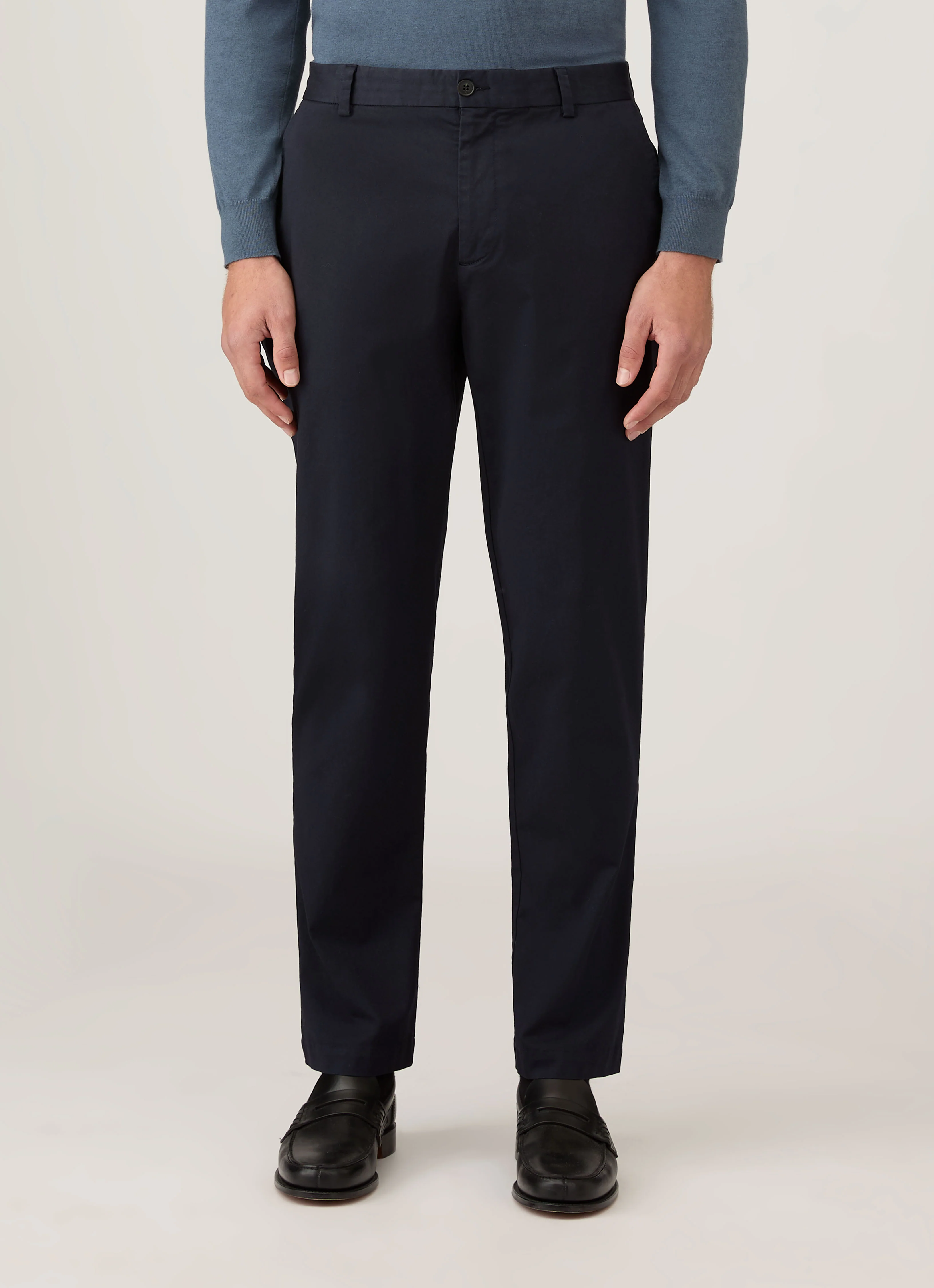 Men's Regular Fit Chino in Navy - Image 2